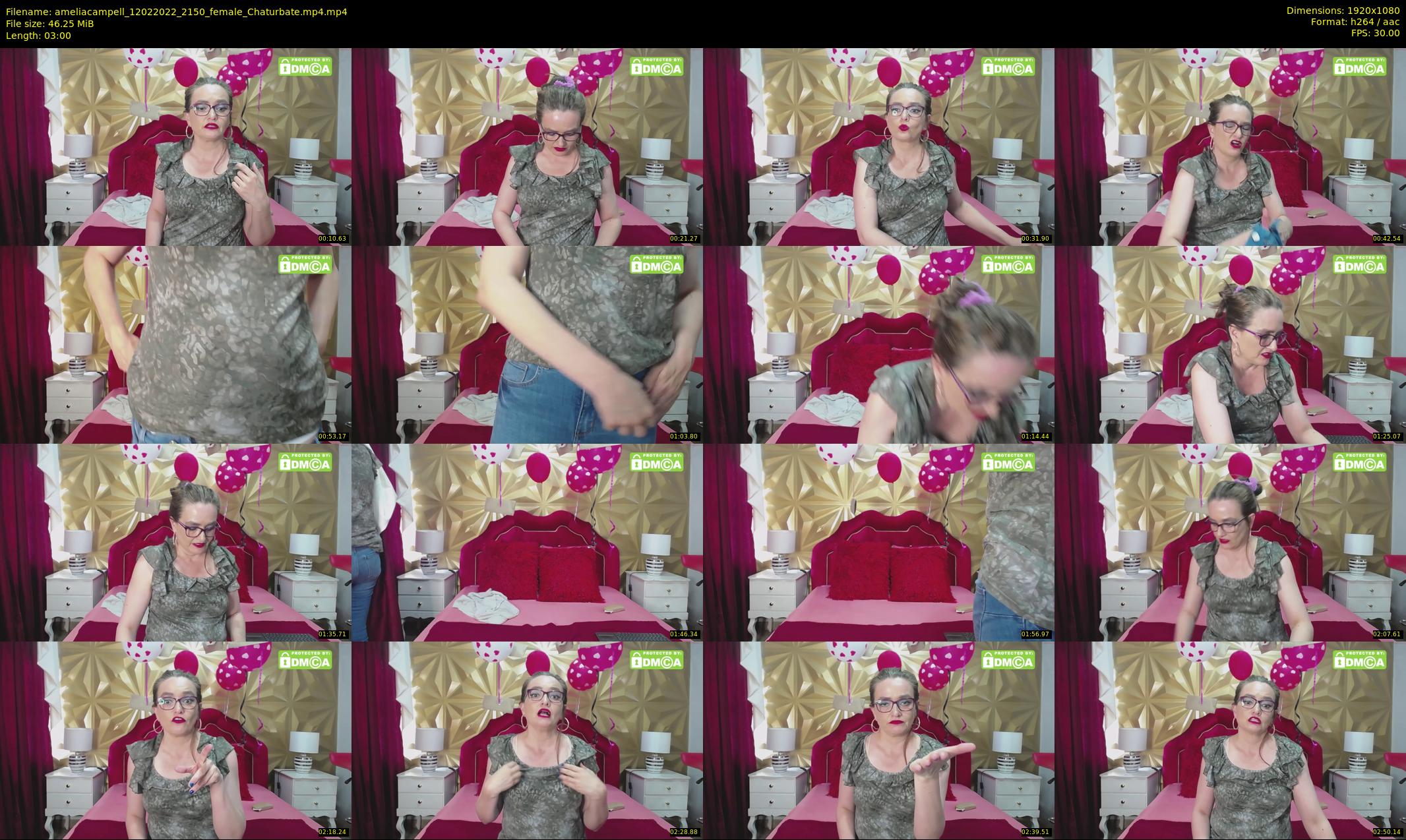 ameliacampell — 3 minute Chaturbate female cam show recording, 1080p, Feb 12, 2022