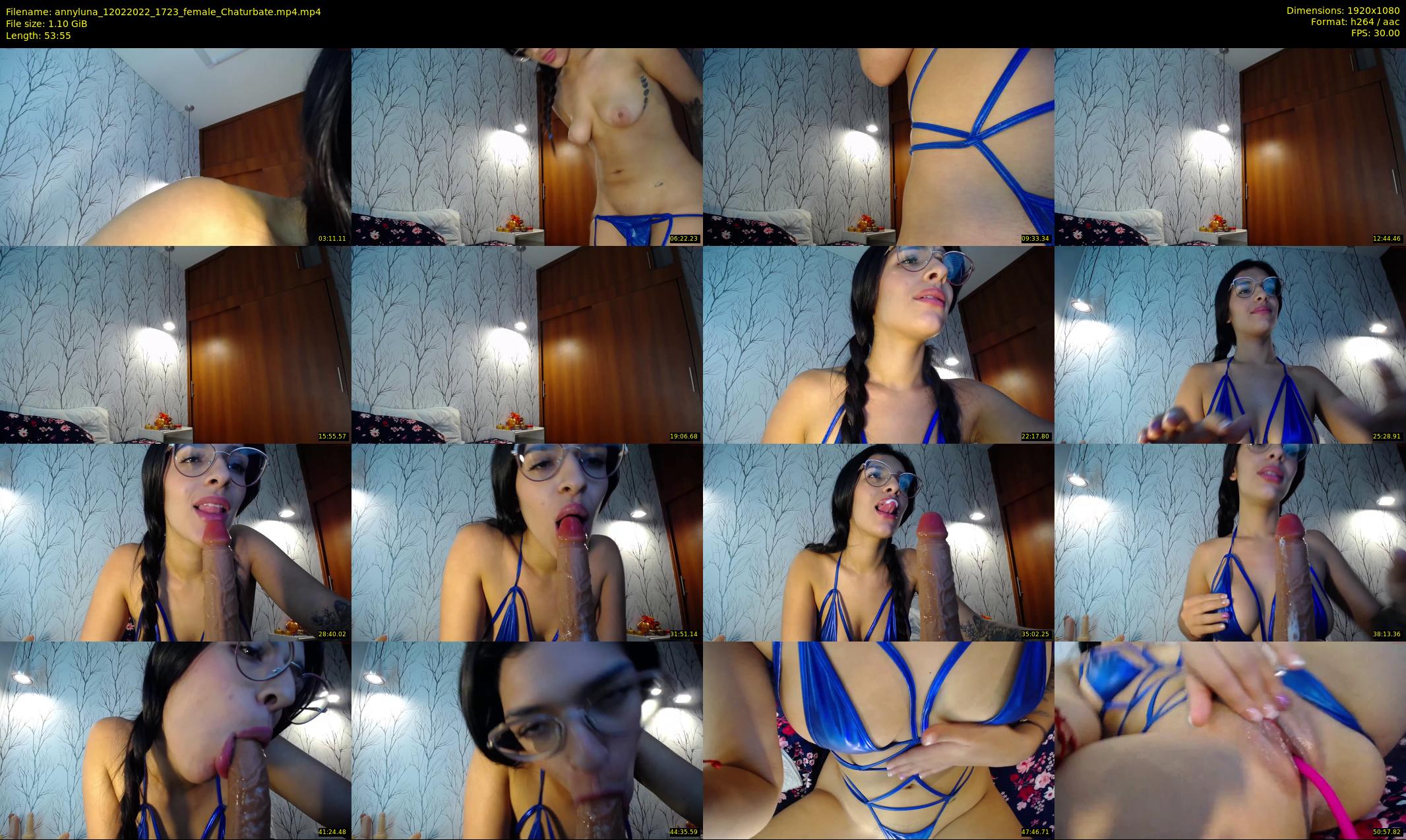 annyluna — 54 minute Chaturbate female cam show recording, 1080p, Feb 12, 2022