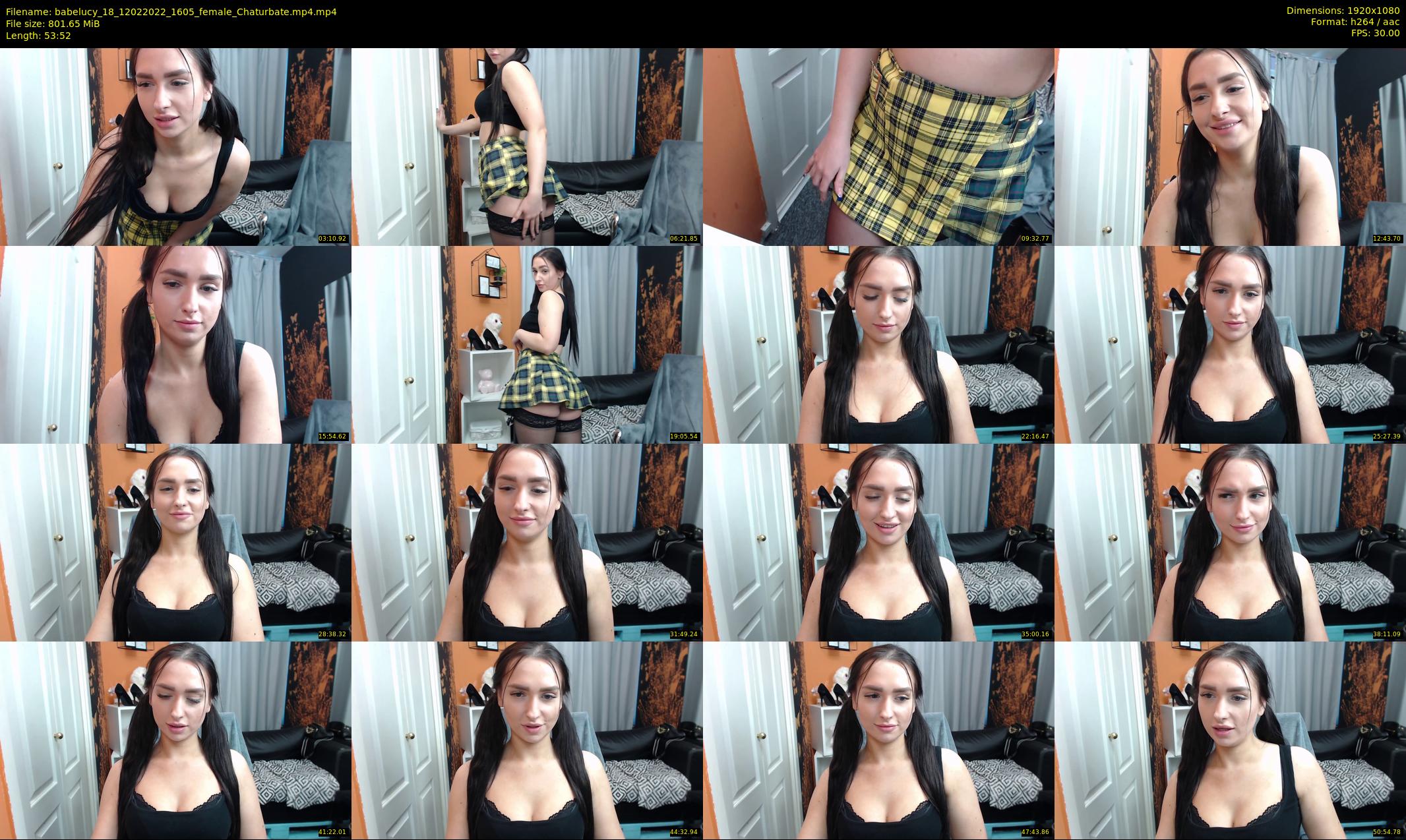 babelucy_18 — 54 minute Chaturbate female cam show recording, 1080p, Feb 12, 2022