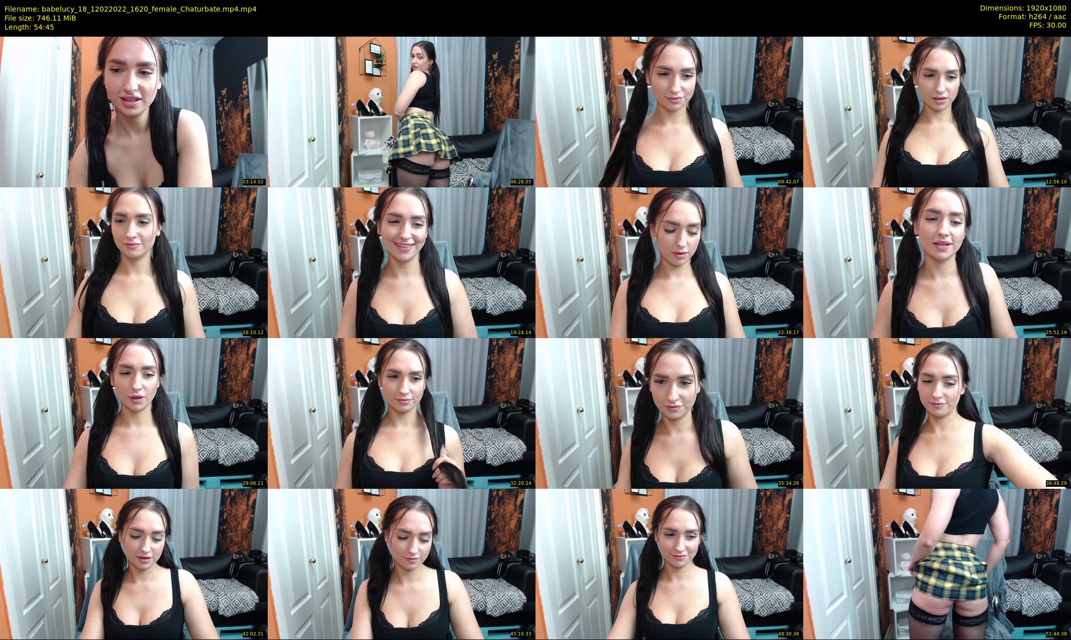 babelucy_18 — 55 minute Chaturbate female cam show recording, 1080p, Feb 12, 2022