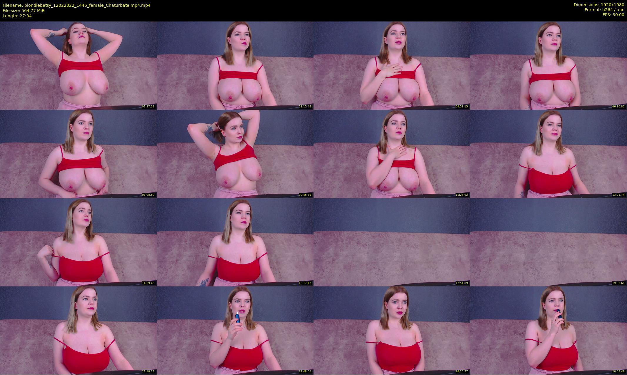 blondiebetsy — 28 minute Chaturbate female cam show recording, 1080p, Feb 12, 2022