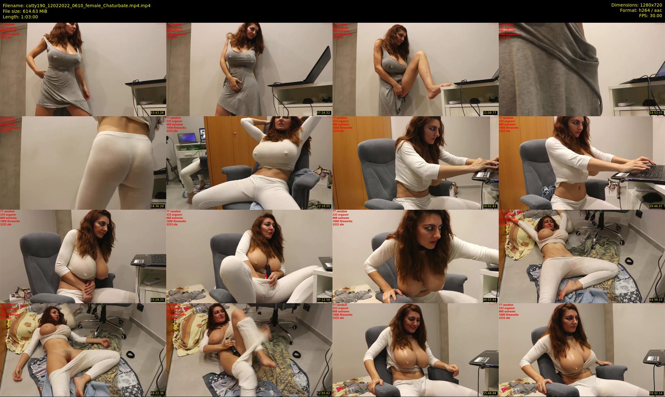 catty190 — 63 minute Chaturbate female cam show recording, 720p, Feb 12, 2022