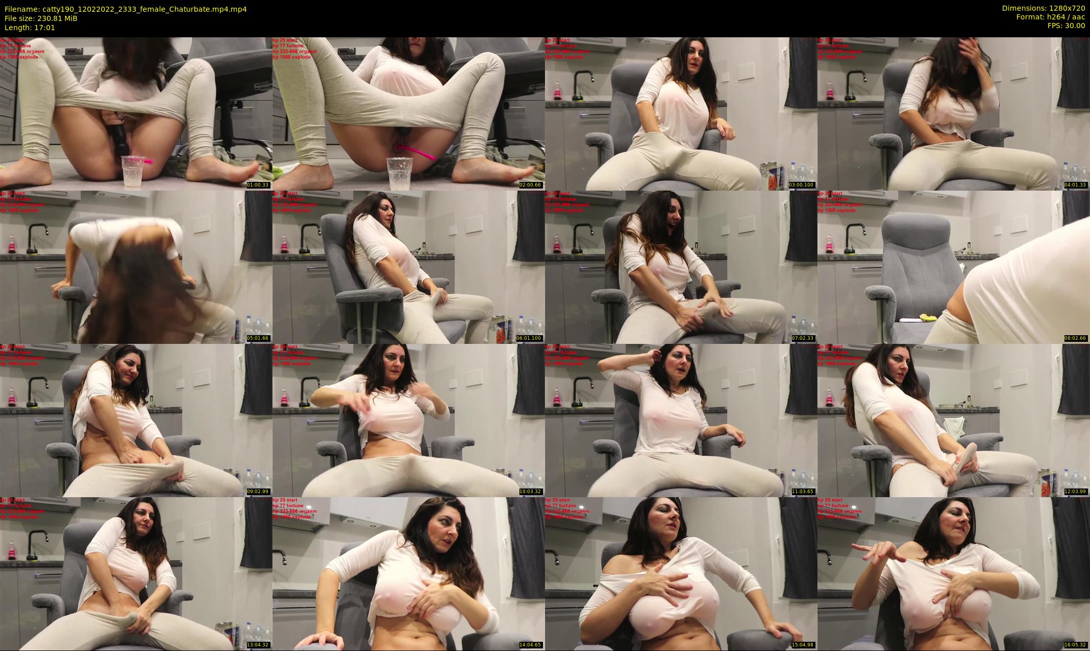 catty190 — 18 minute Chaturbate female cam show recording, 720p, Feb 12, 2022