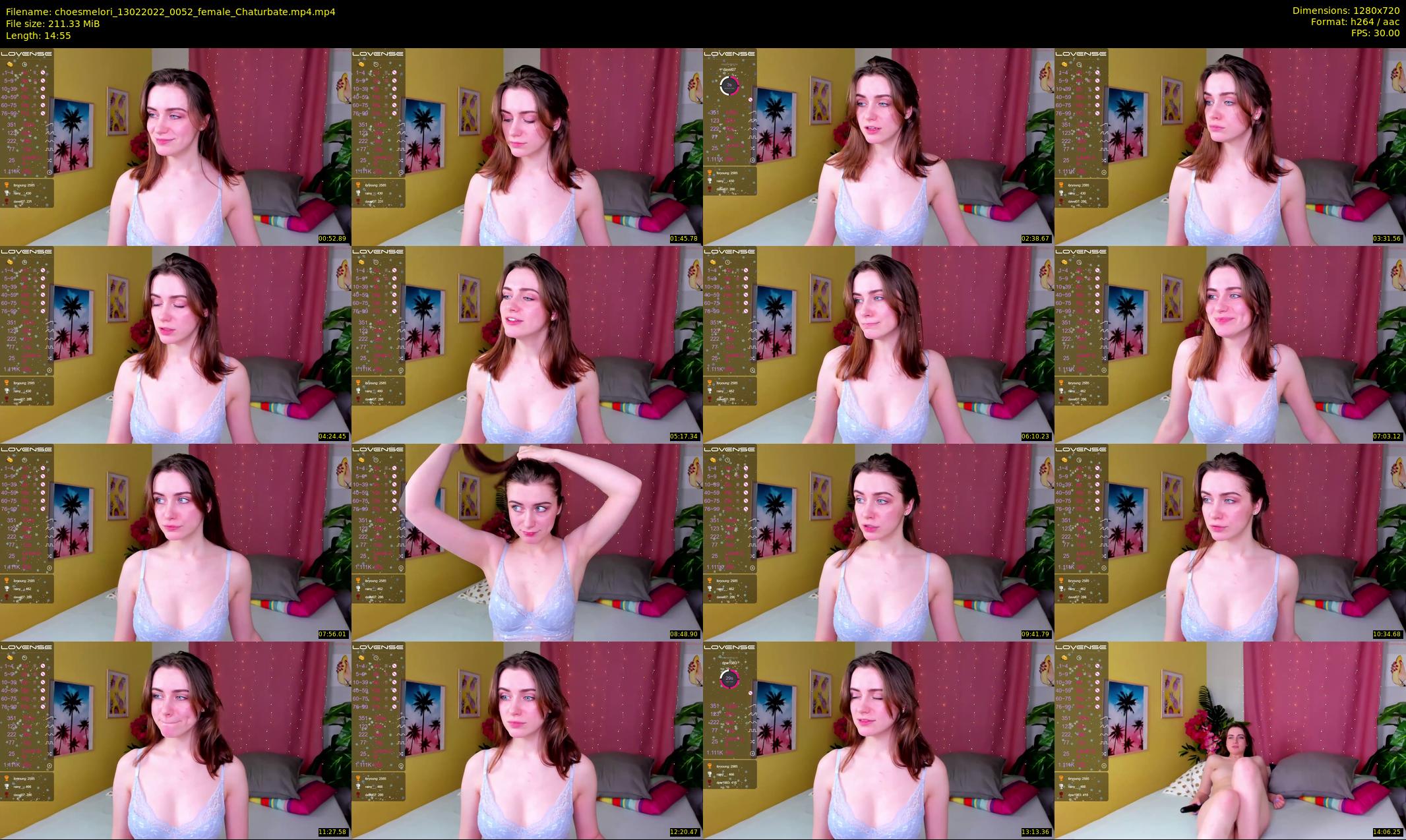 choesmelori — 15 minute Chaturbate couple cam show recording, 720p, Feb 13, 2022