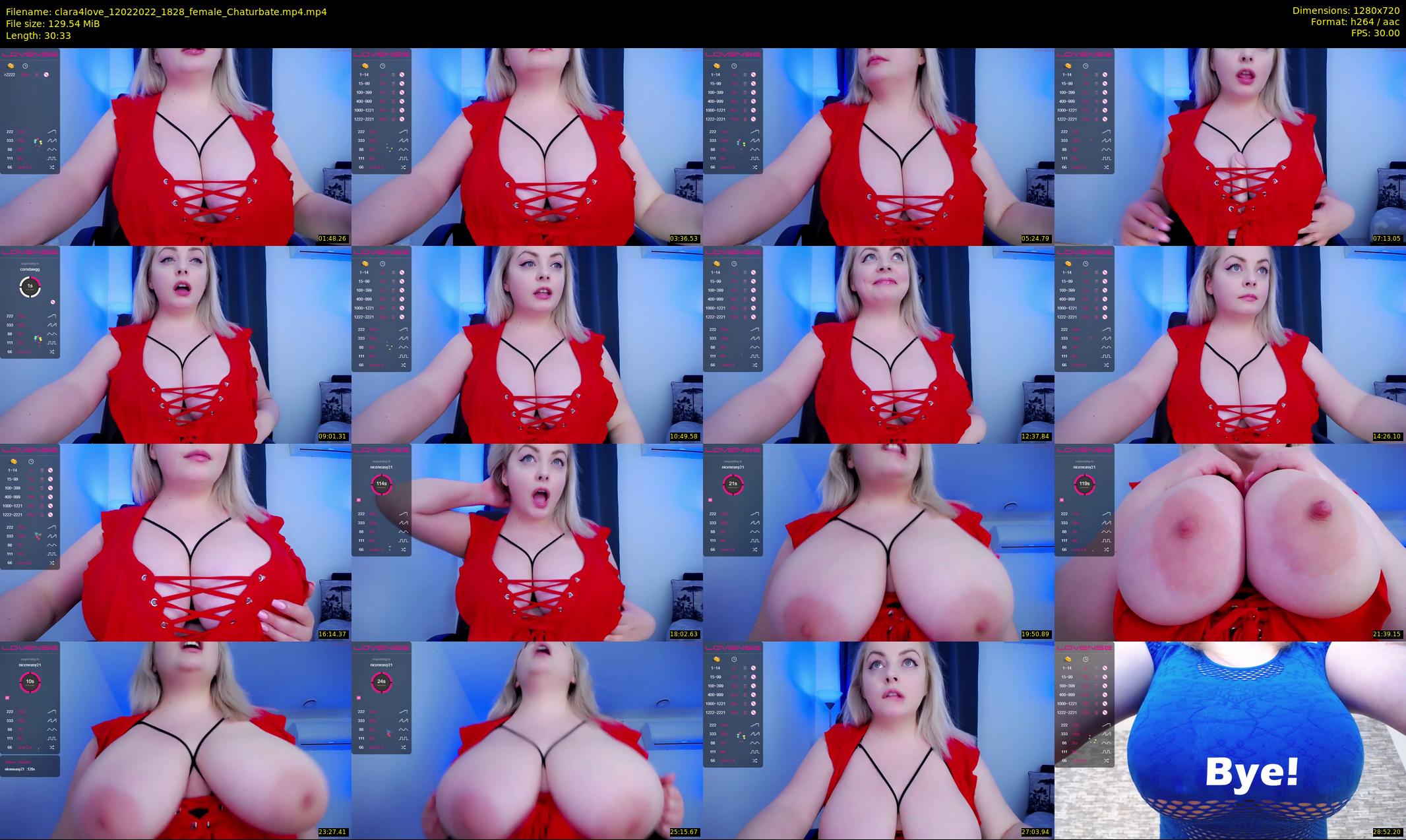 clara4love — 31 minute Chaturbate female cam show recording, 720p, Feb 12, 2022
