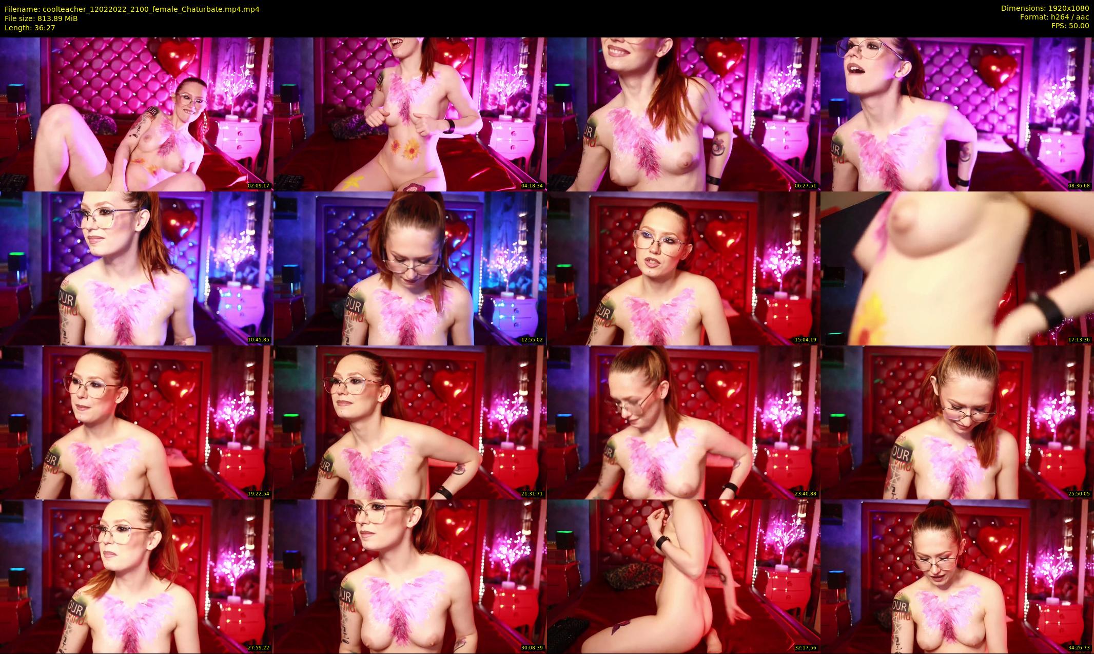 coolteacher — 37 minute Chaturbate female cam show recording, 1080p, Feb 12, 2022