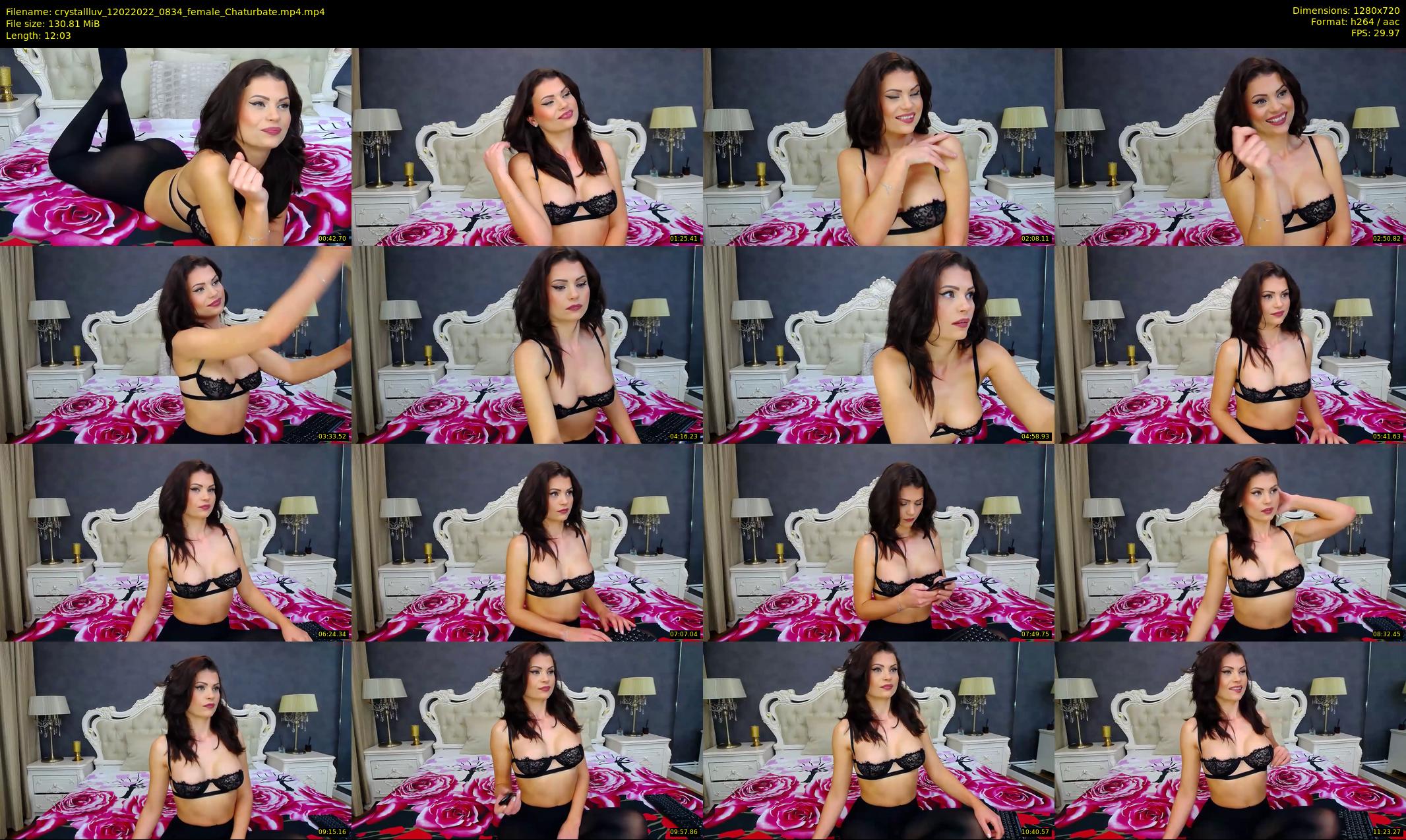 crystallluv — 13 minute Chaturbate female cam show recording, 720p, Feb 12, 2022