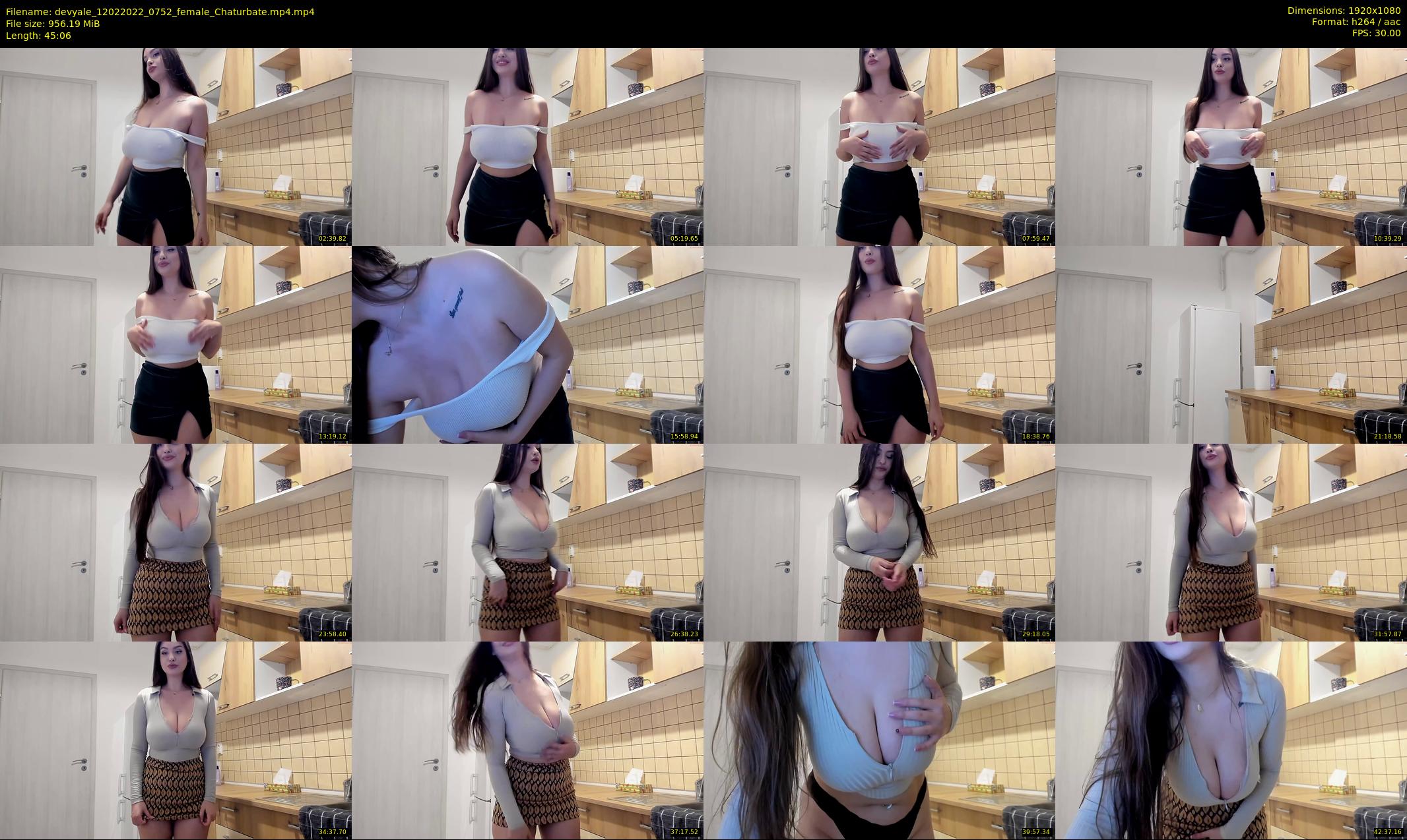 devyale — 46 minute Chaturbate female cam show recording, 1080p, Feb 12, 2022