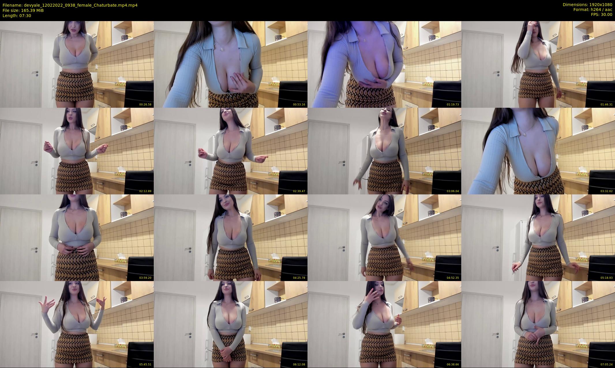 devyale — 8 minute Chaturbate female cam show recording, 1080p, Feb 12, 2022