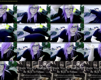 doomednympho — 13 minute Chaturbate female cam show recording, 1080p, Feb 12, 2022