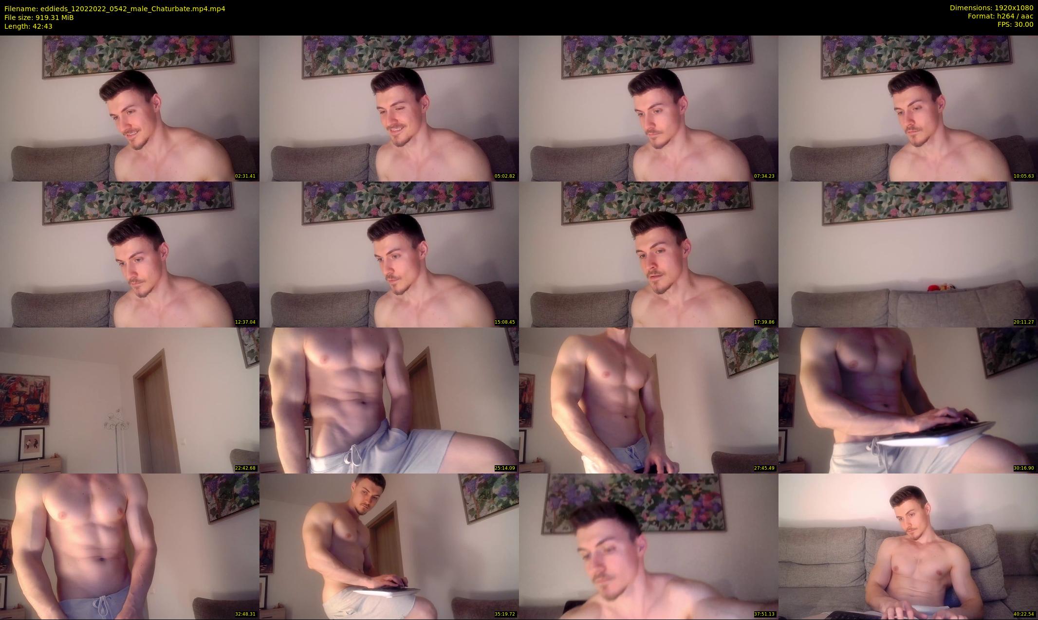 eddieds — 43 minute Chaturbate male cam show recording, 1080p, Feb 12, 2022