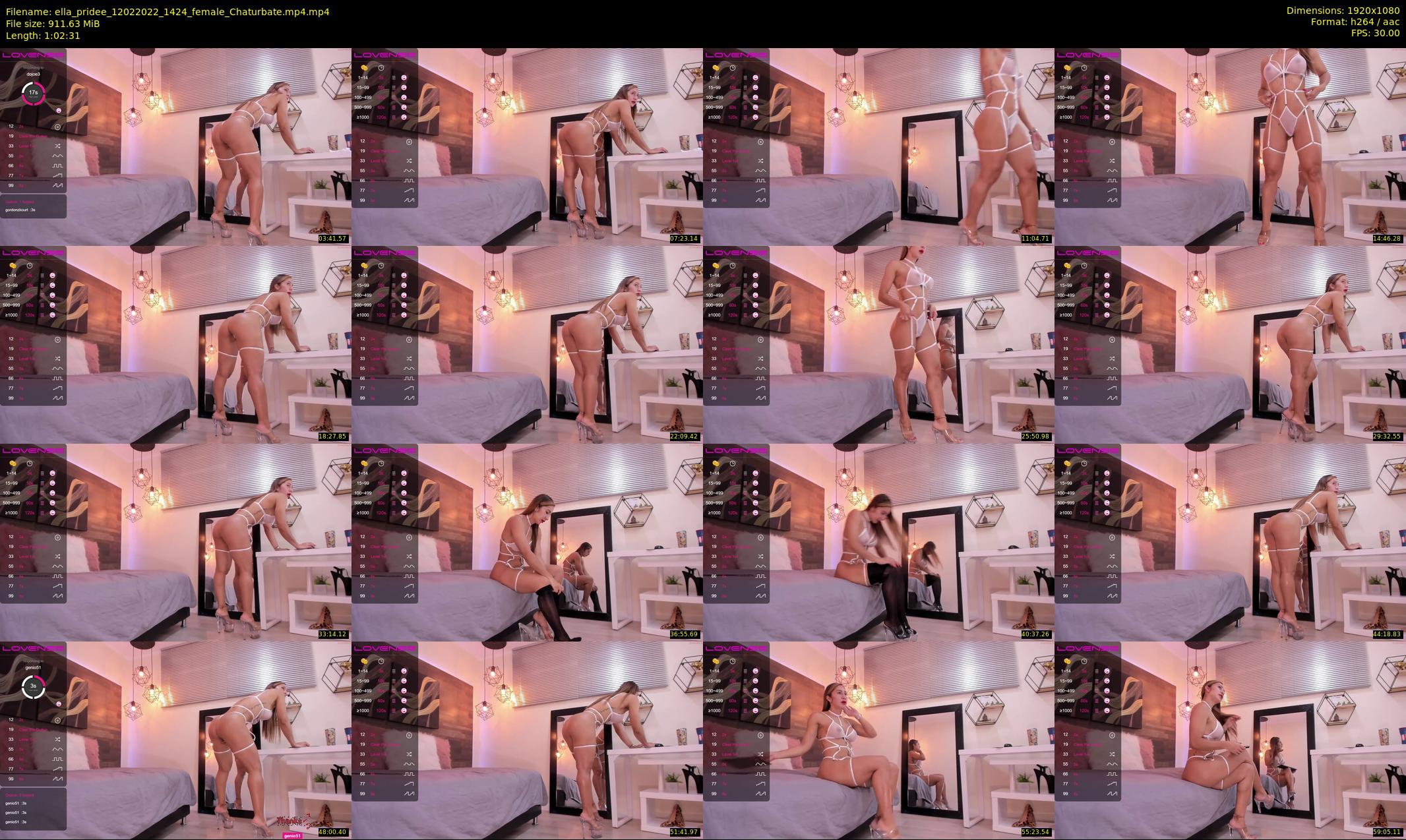 ella_pridee — 63 minute Chaturbate female cam show recording, 1080p, Feb 12, 2022
