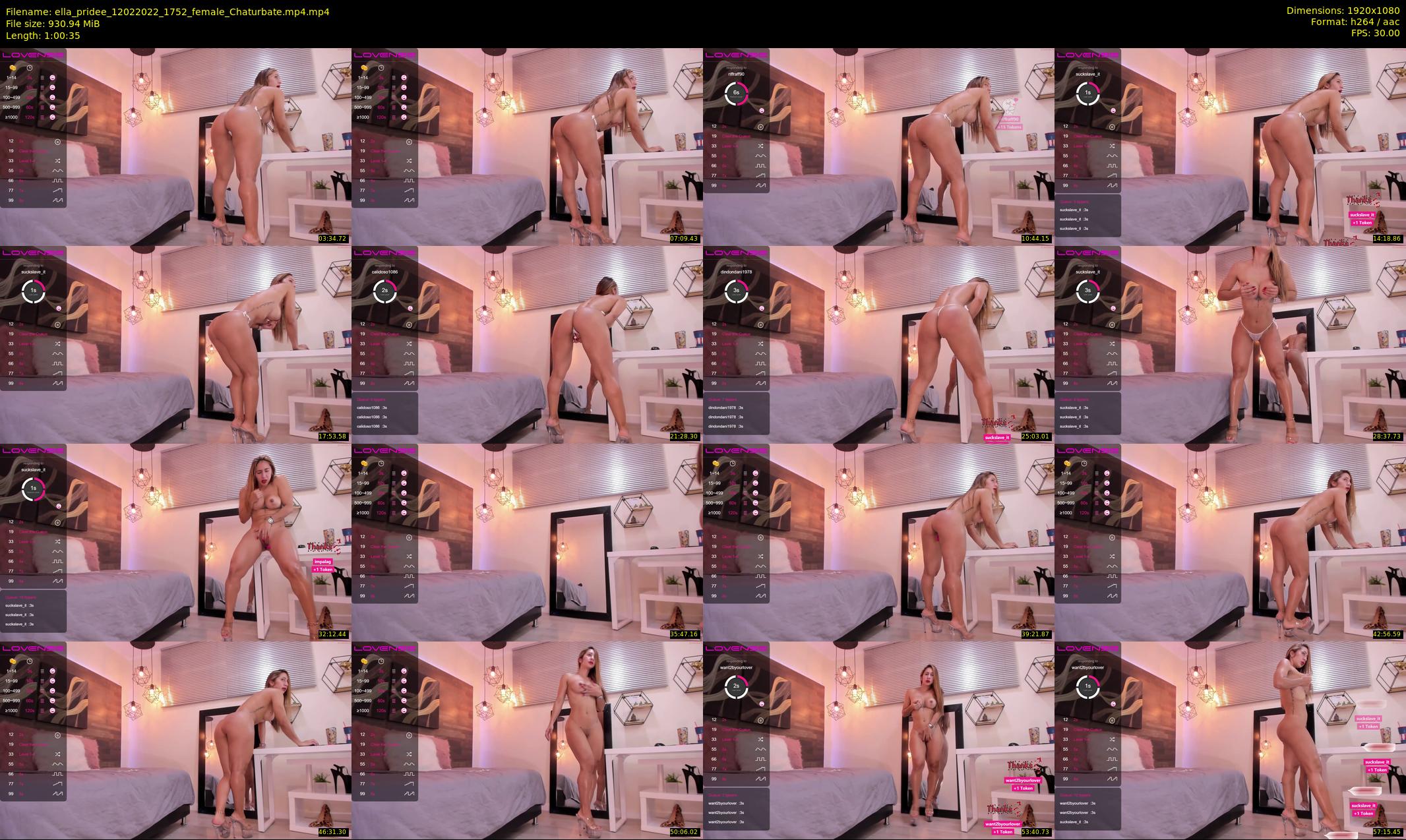 ella_pridee — 61 minute Chaturbate female cam show recording, 1080p, Feb 12, 2022