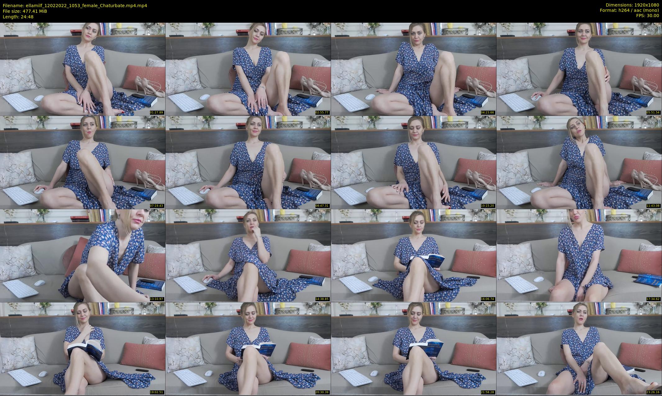 ellamilf — 25 minute Chaturbate female cam show recording, 1080p, Feb 12, 2022