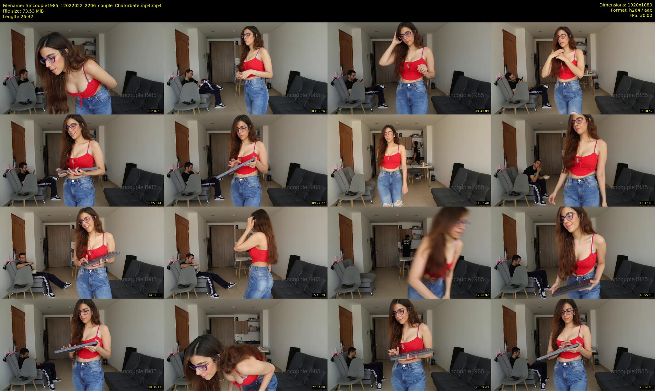 funcouple1985 — 27 minute Chaturbate couple cam show recording, 1080p, Feb 12, 2022
