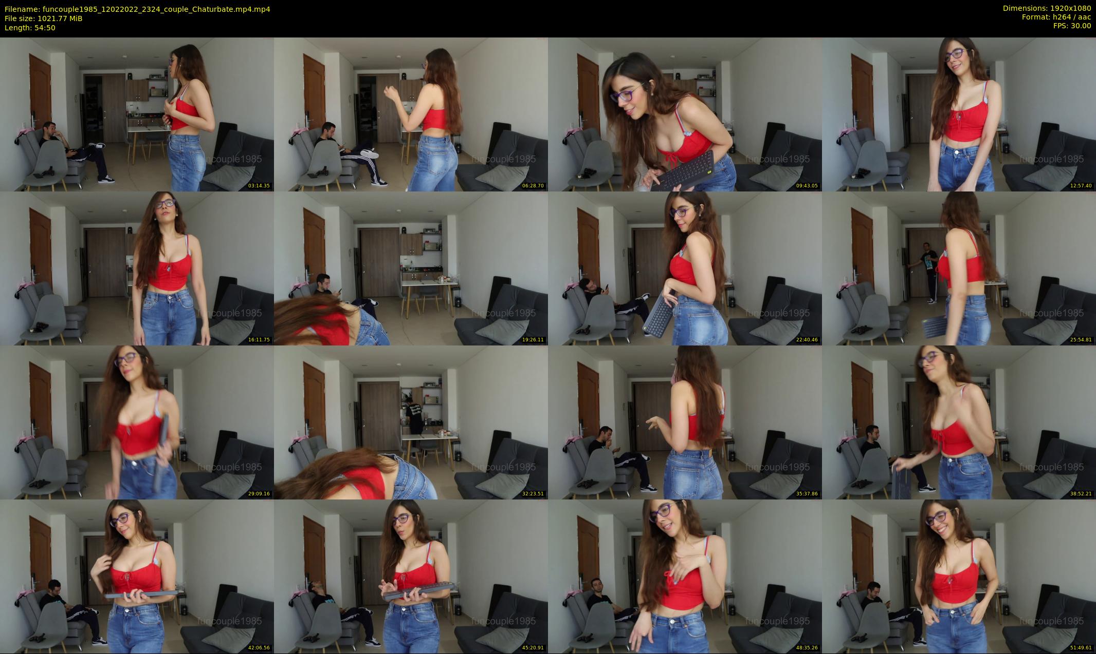 funcouple1985 — 55 minute Chaturbate couple cam show recording, 1080p, Feb 12, 2022