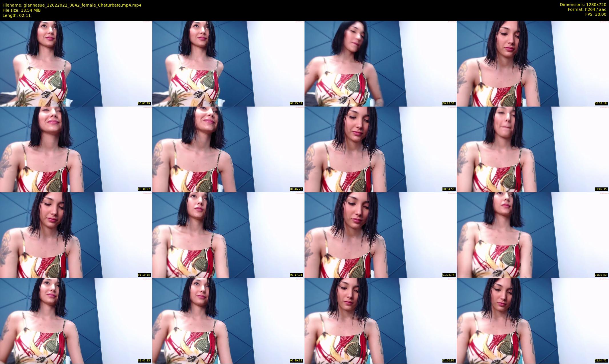 giannasue — 3 minute Chaturbate female cam show recording, 720p, Feb 12, 2022