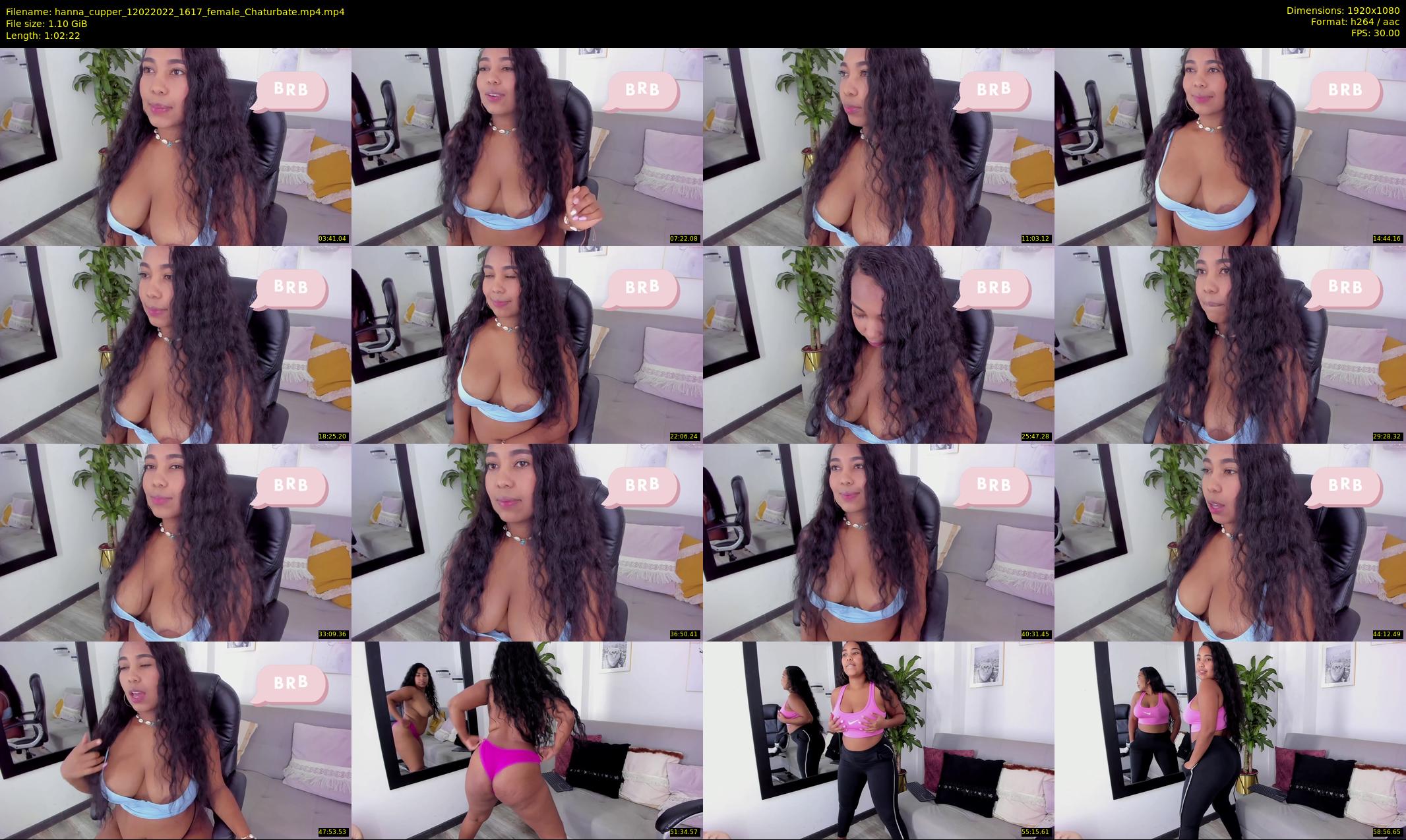 hanna_cupper — 63 minute Chaturbate female cam show recording, 1080p, Feb 12, 2022