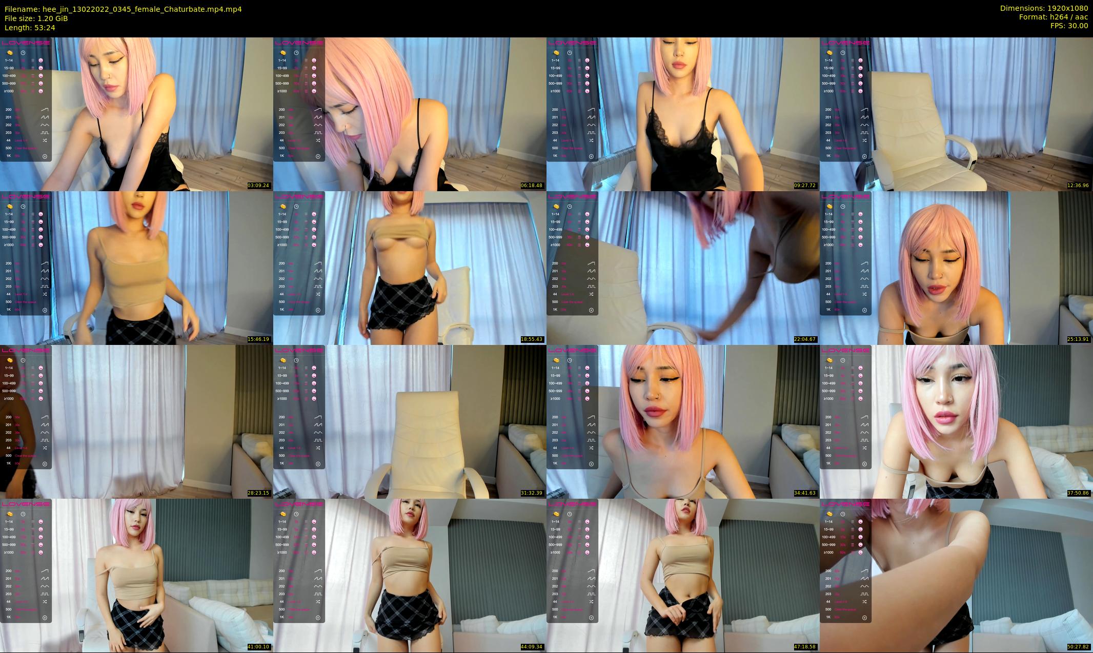 hee_jin — 54 minute Chaturbate female cam show recording, 1080p, Feb 13, 2022