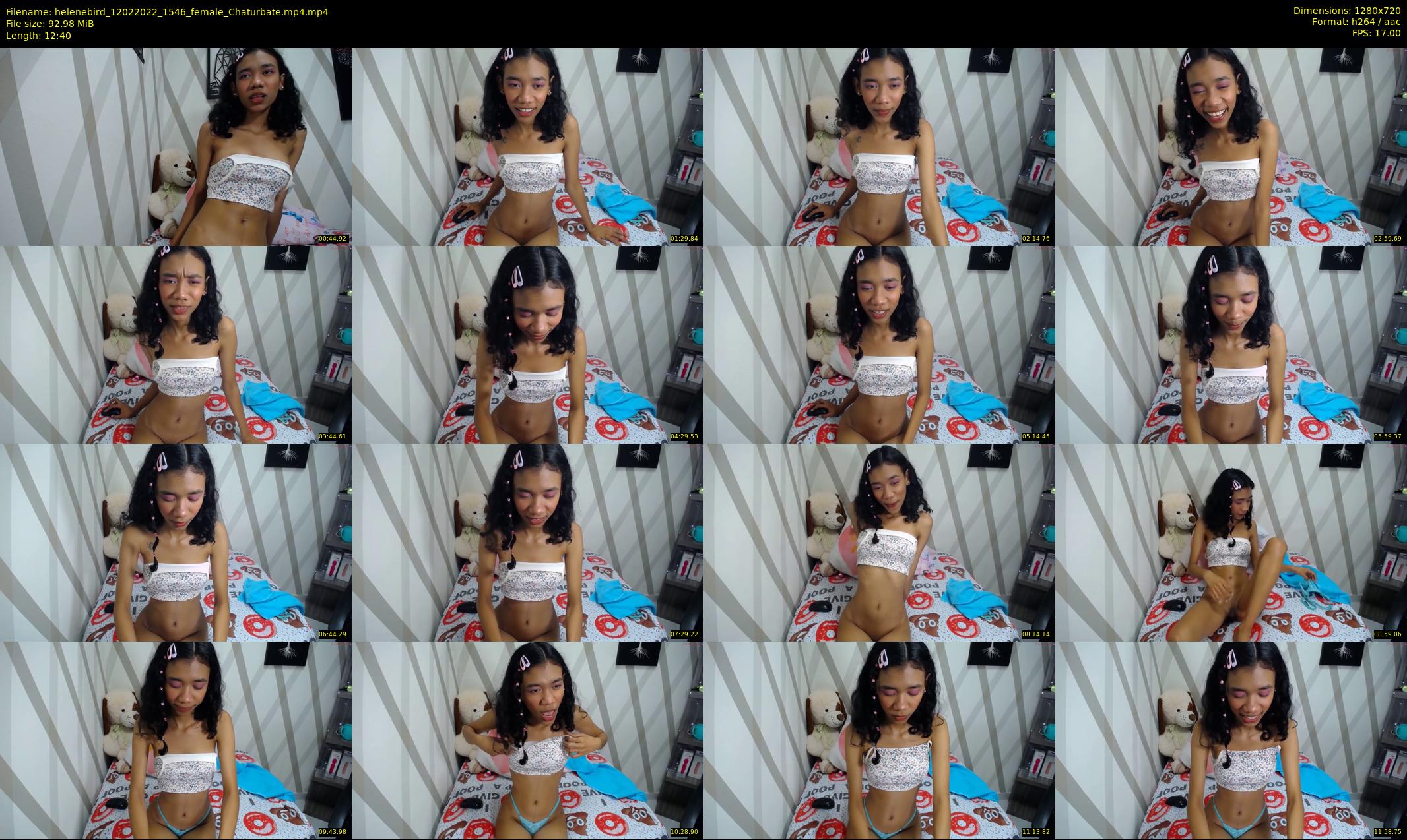 helenebird — 13 minute Chaturbate female cam show recording, 720p, Feb 12, 2022