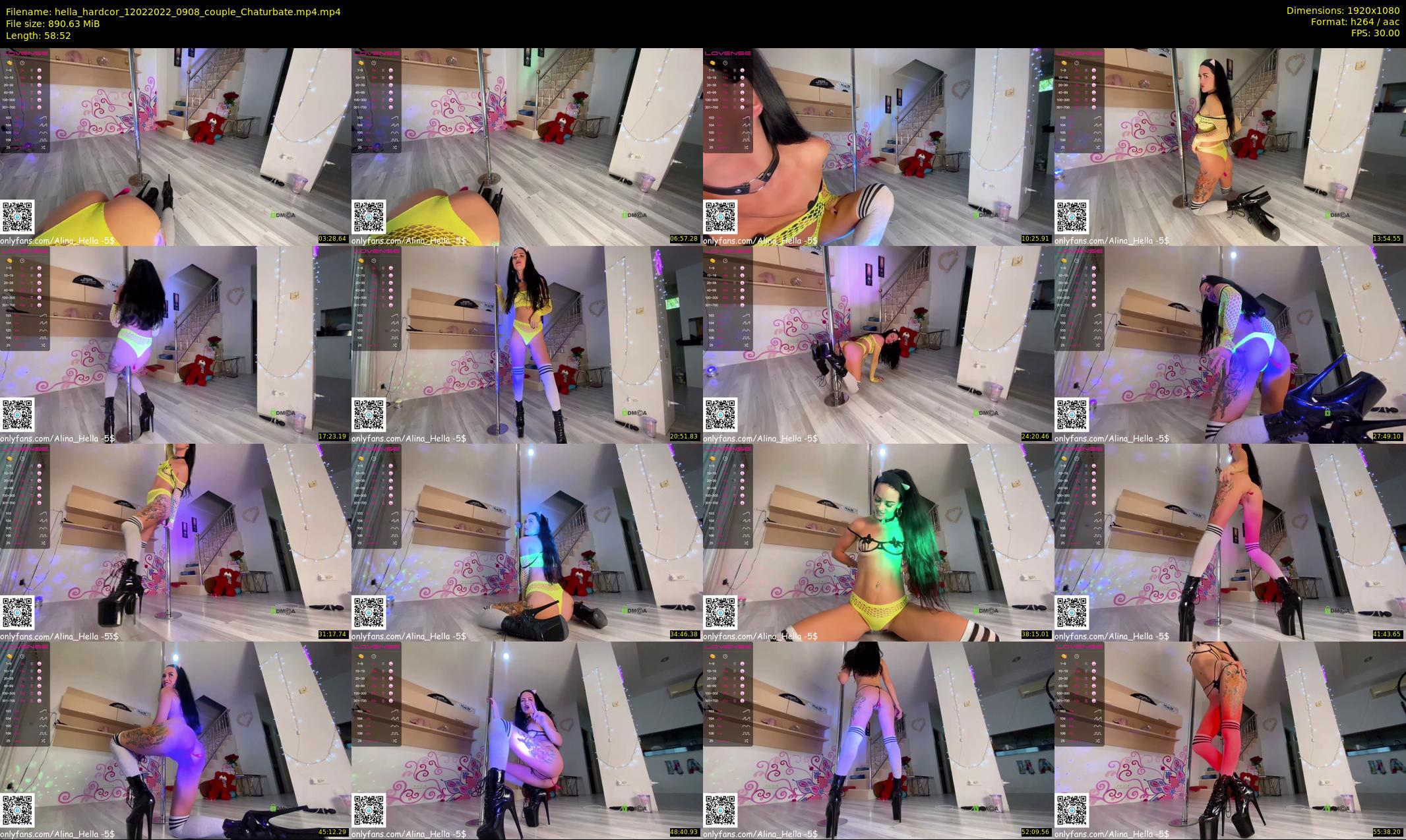 hella_hardcor — 59 minute Chaturbate female cam show recording, 1080p, Feb 12, 2022