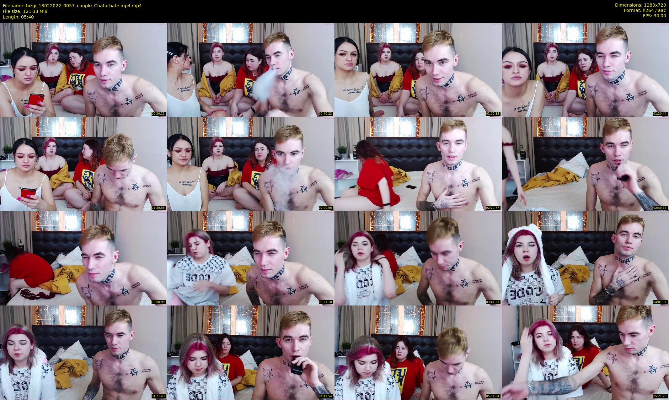 hizgi — 6 minute Chaturbate couple cam show recording, 720p, Feb 13, 2022