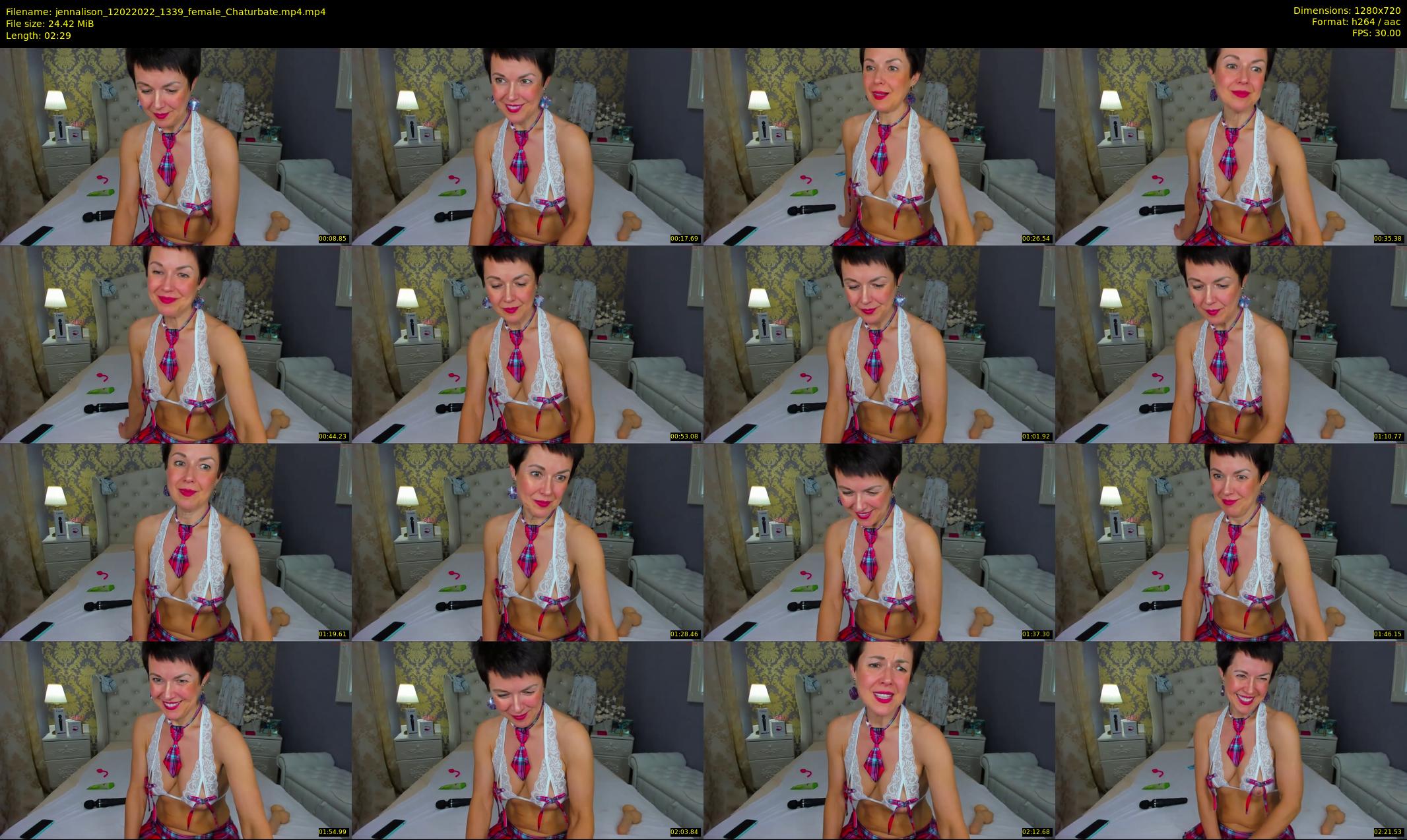 jennalison — 3 minute Chaturbate female cam show recording, 720p, Feb 12, 2022