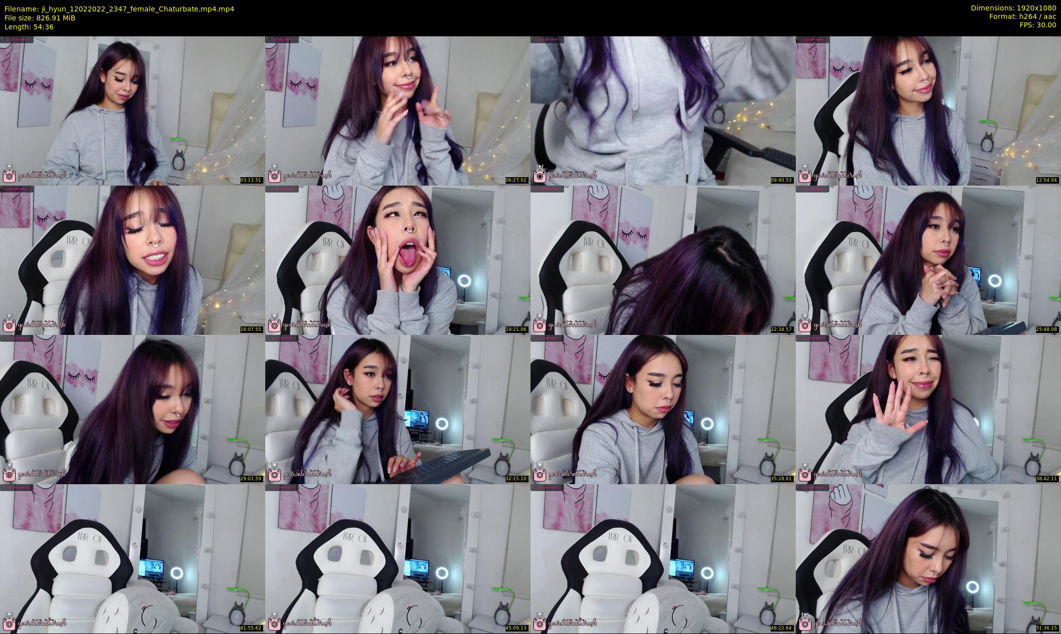 ji_hyun — 55 minute Chaturbate female cam show recording, 1080p, Feb 12, 2022