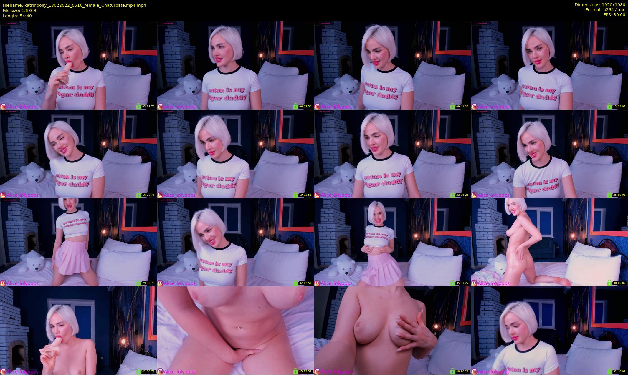 katrinpolly — 55 minute Chaturbate couple cam show recording, 1080p, Feb 13, 2022