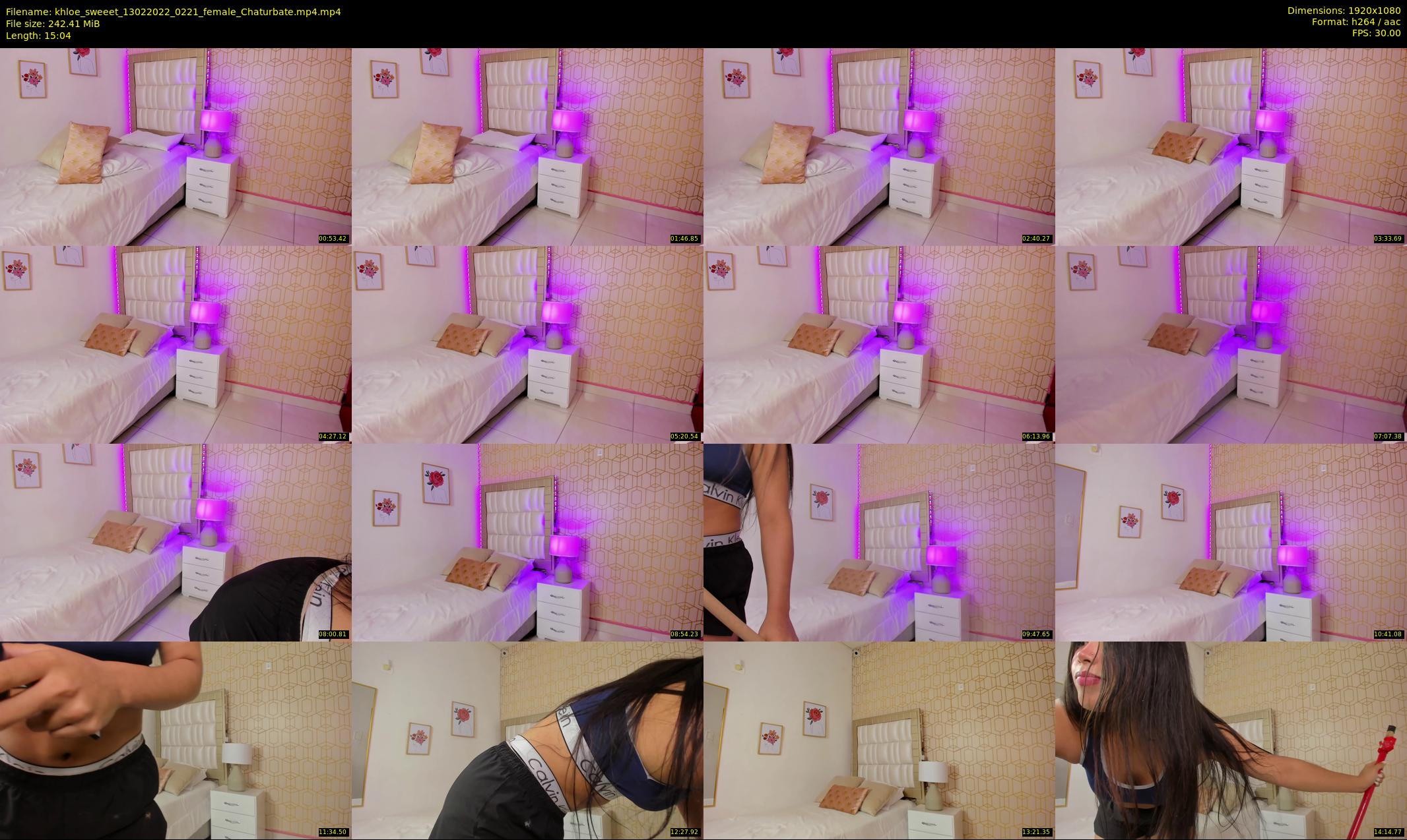 khloe_sweeet — 16 minute Chaturbate female cam show recording, 1080p, Feb 13, 2022