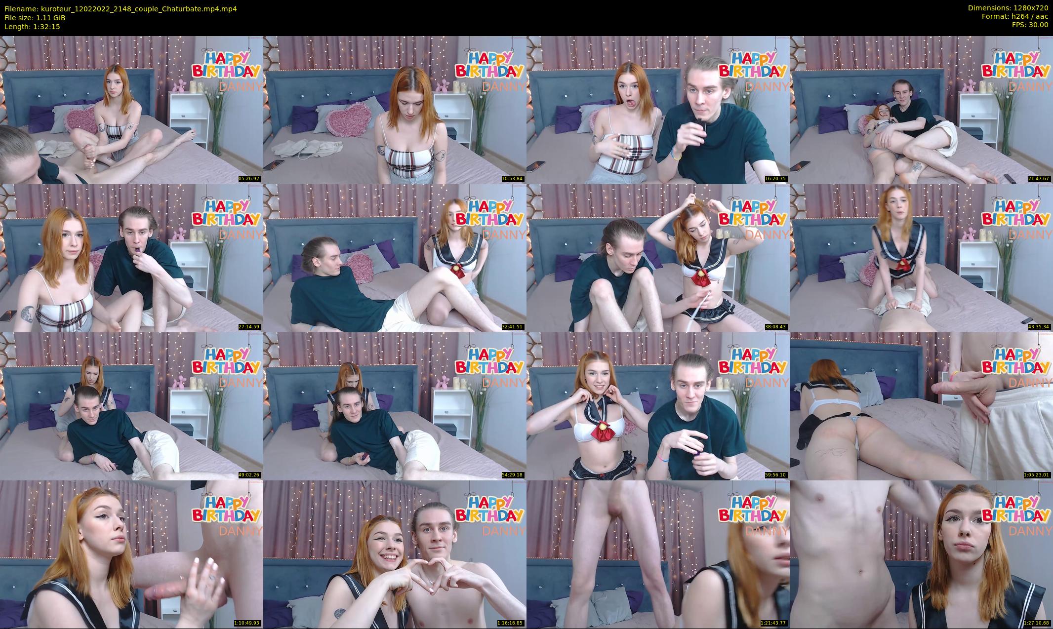 kuroteur — 93 minute Chaturbate couple cam show recording, 720p, Feb 12, 2022