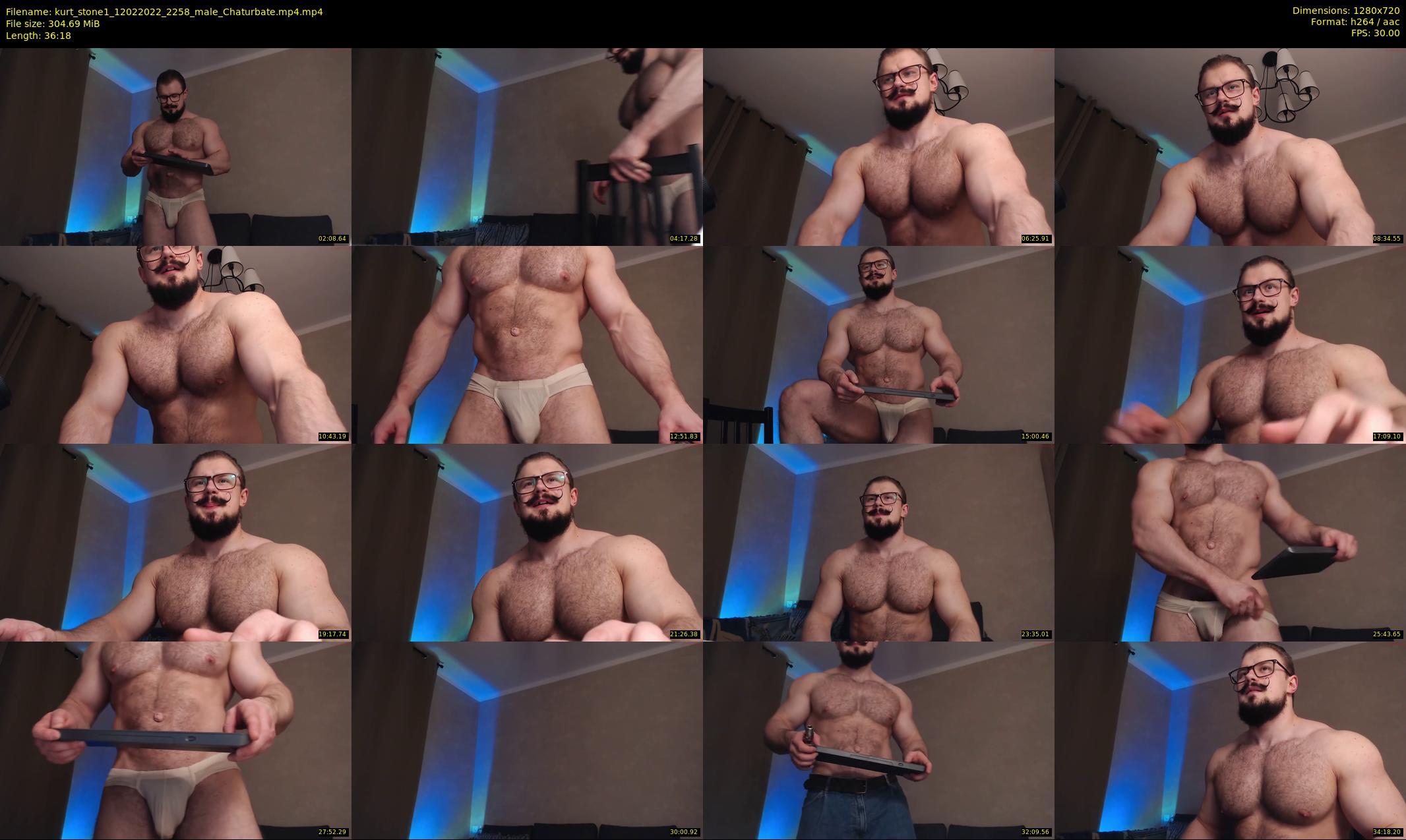 kurt_stone1 — 37 minute Chaturbate male cam show recording, 720p, Feb 12, 2022