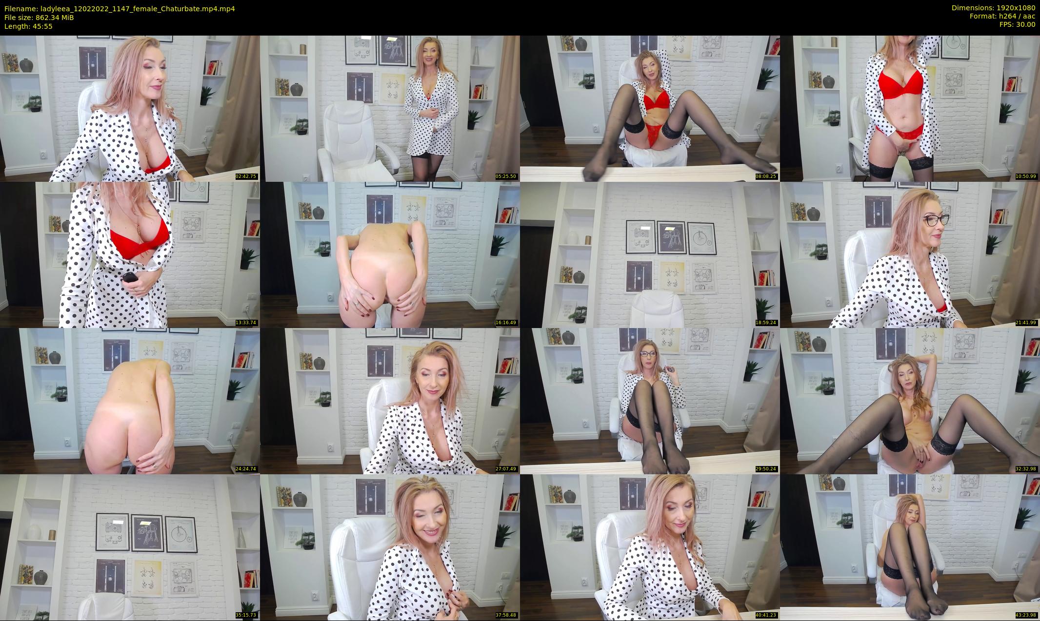 ladyleea — 46 minute Chaturbate female cam show recording, 1080p, Feb 12, 2022