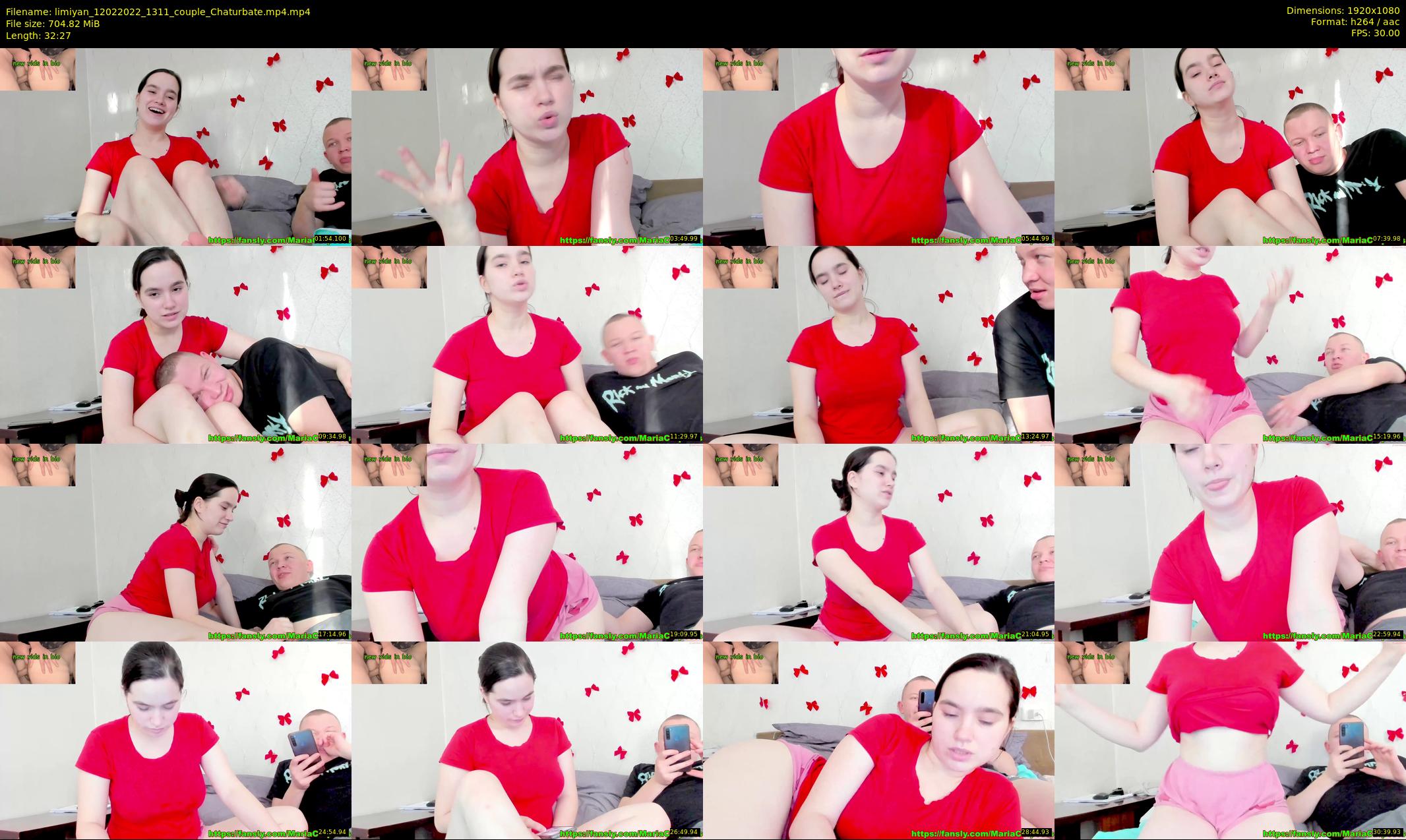 limiyan — 33 minute Chaturbate couple cam show recording, 1080p, Feb 12, 2022