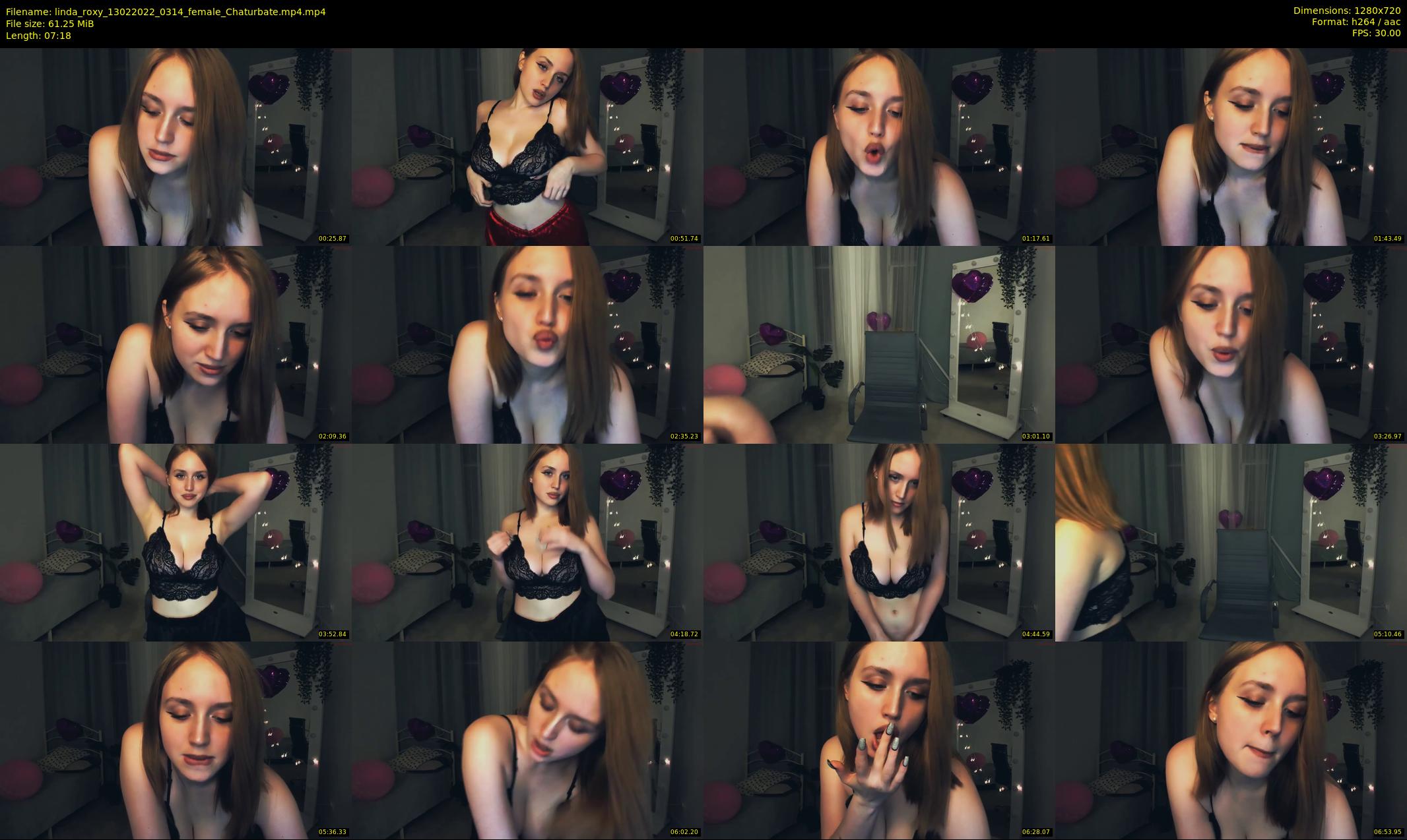 linda_roxy — 8 minute Chaturbate female cam show recording, 720p, Feb 13, 2022