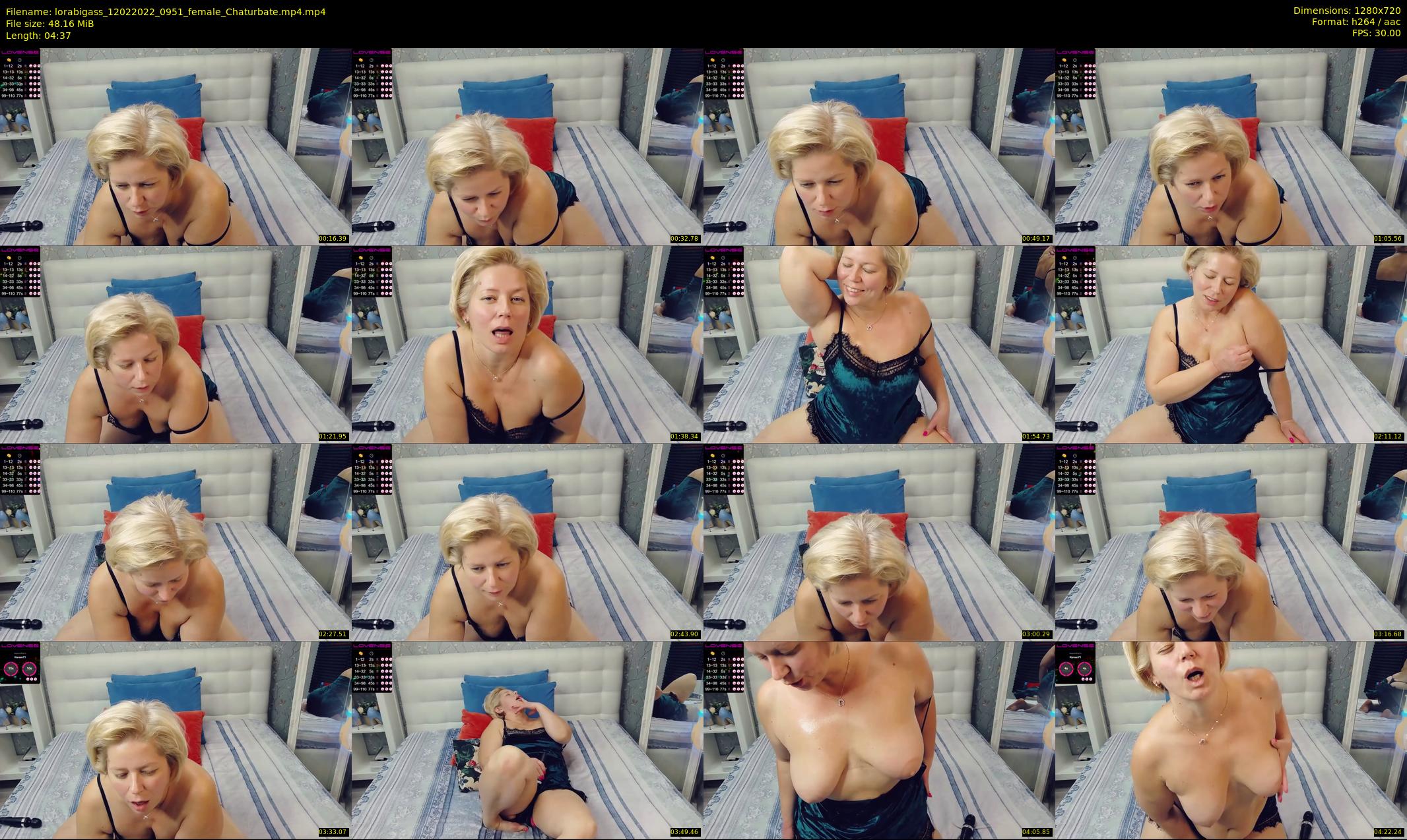 lorabigass — 5 minute Chaturbate female cam show recording, 720p, Feb 12, 2022
