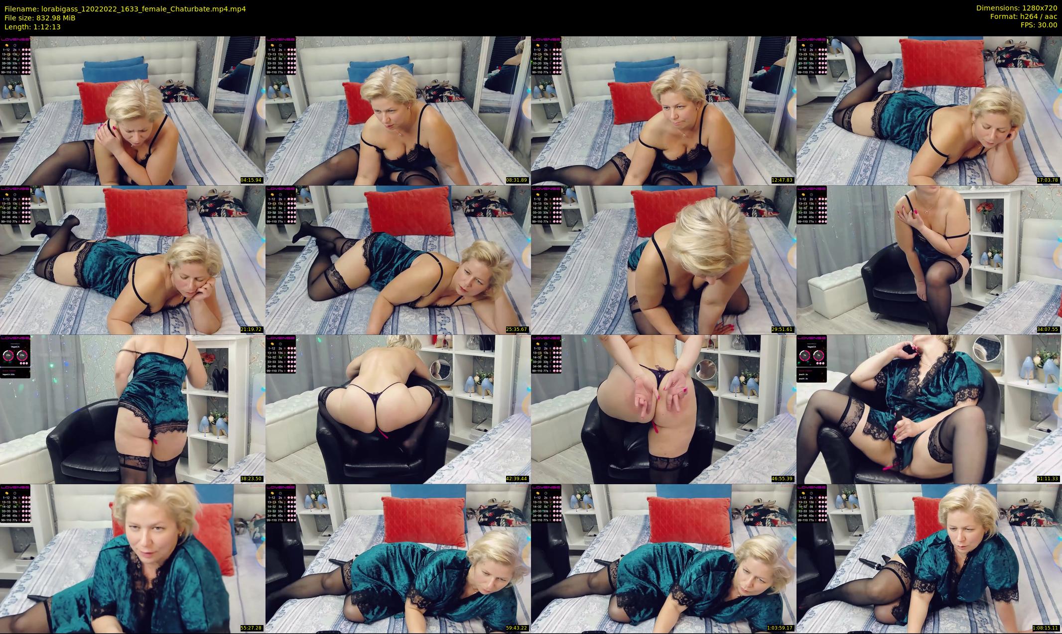 lorabigass — 73 minute Chaturbate female cam show recording, 720p, Feb 12, 2022