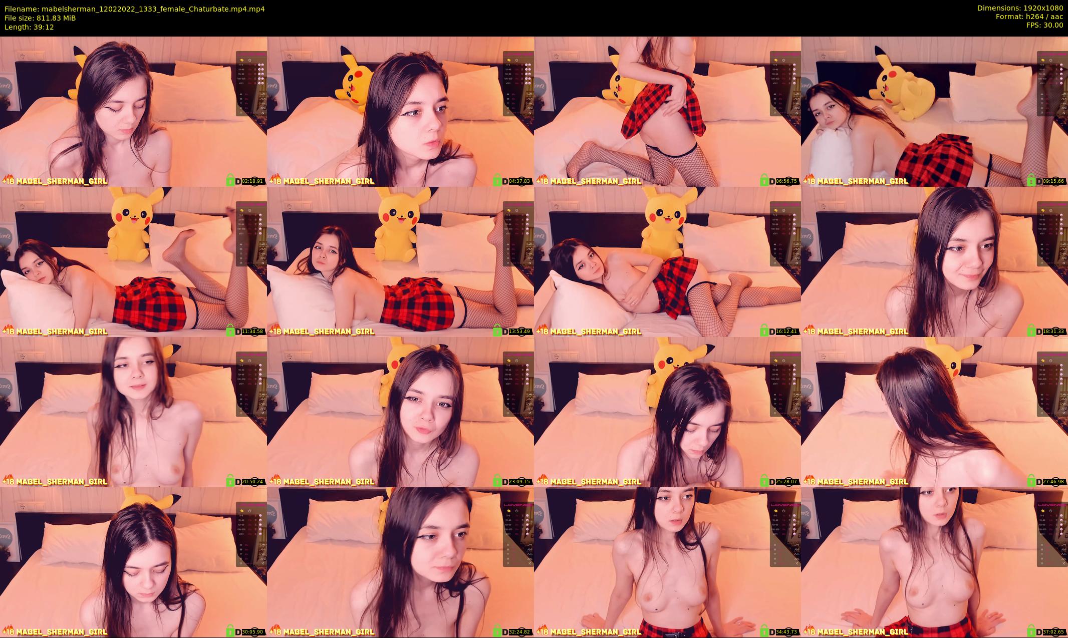 mabelsherman — 40 minute Chaturbate couple cam show recording, 1080p, Feb 12, 2022