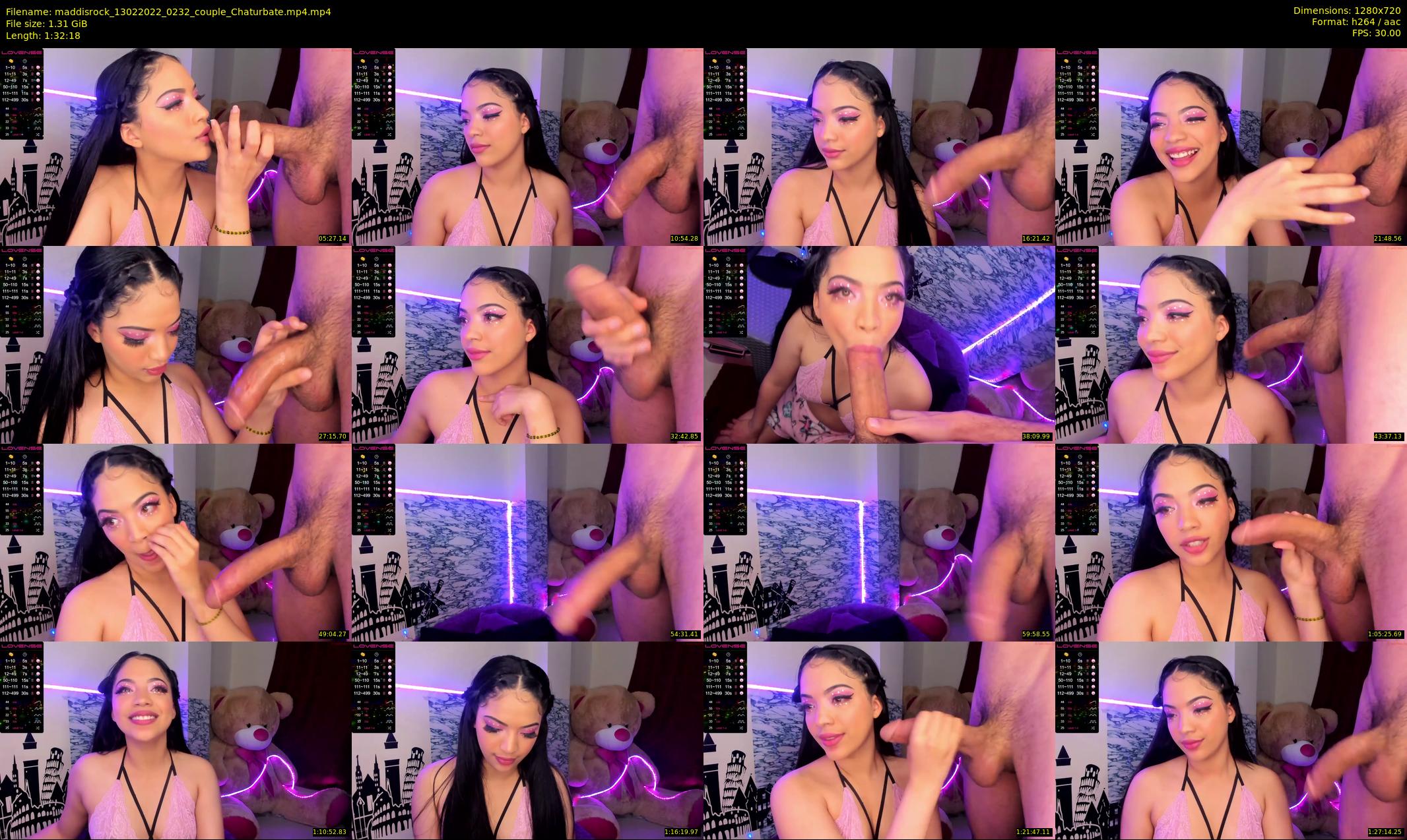 maddisrock — 93 minute Chaturbate couple cam show recording, 720p, Feb 13, 2022