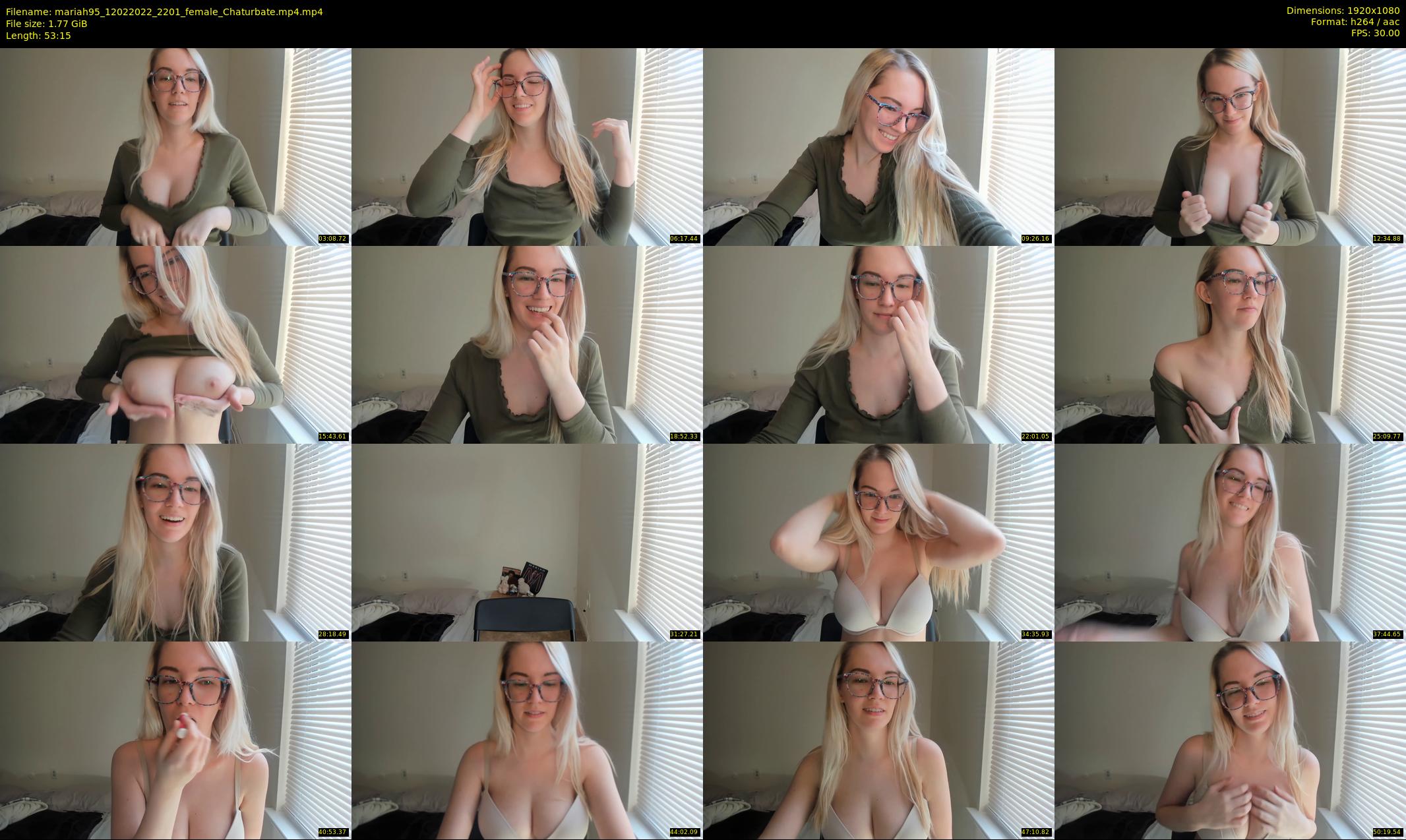 mariah95 — 54 minute Chaturbate female cam show recording, 1080p, Feb 12, 2022