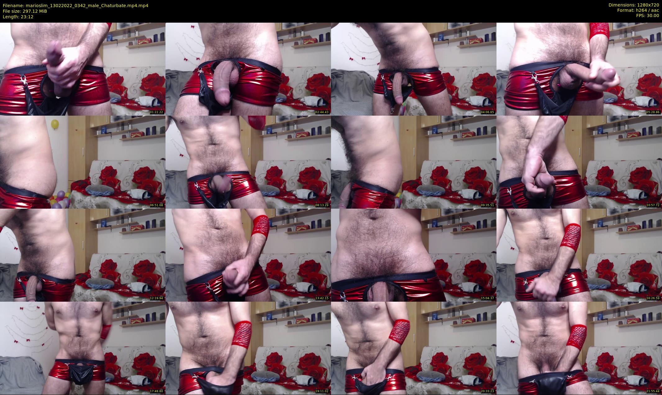 marioslim — 24 minute Chaturbate male cam show recording, 720p, Feb 13, 2022
