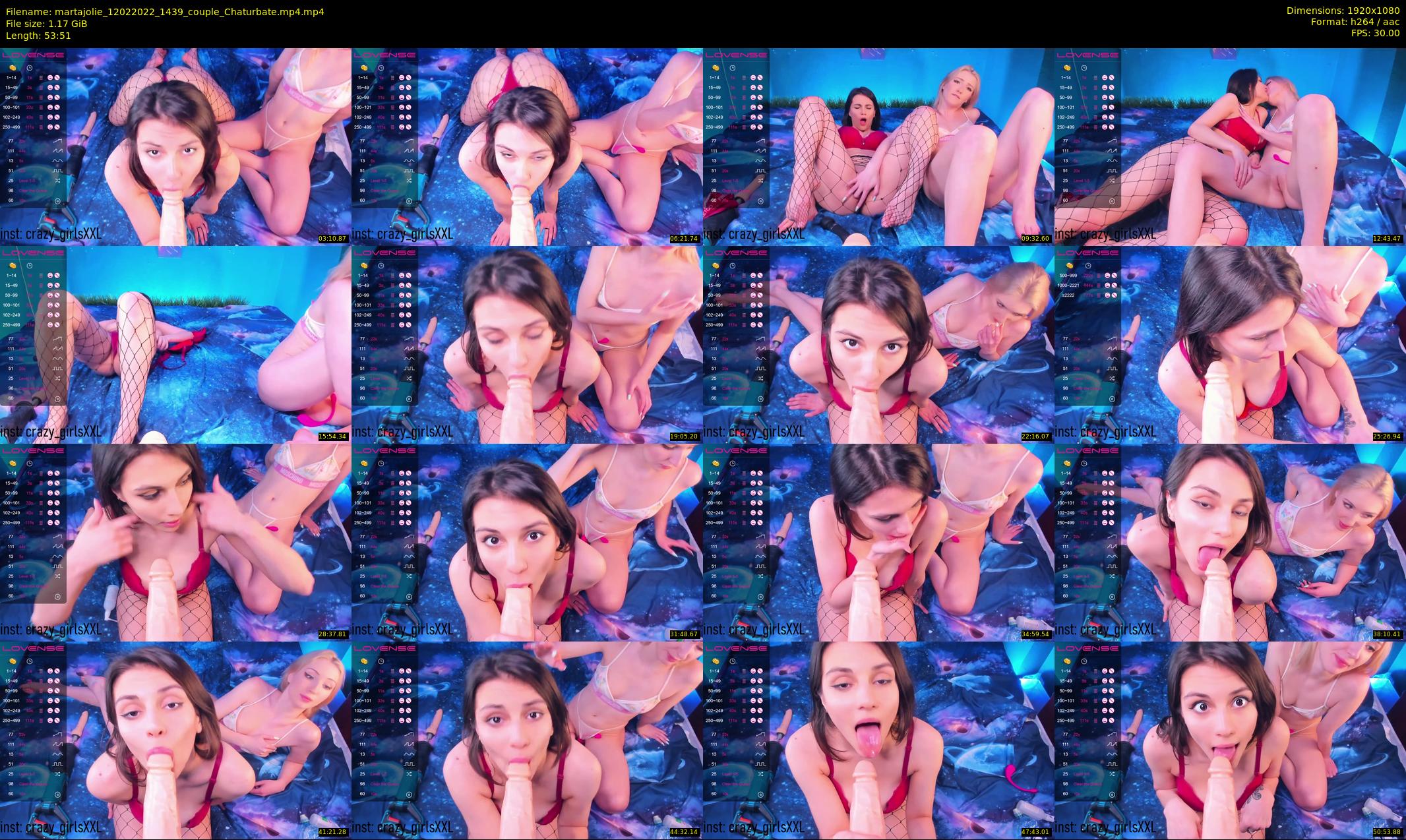 martajolie — 54 minute Chaturbate female cam show recording, 1080p, Feb 12, 2022