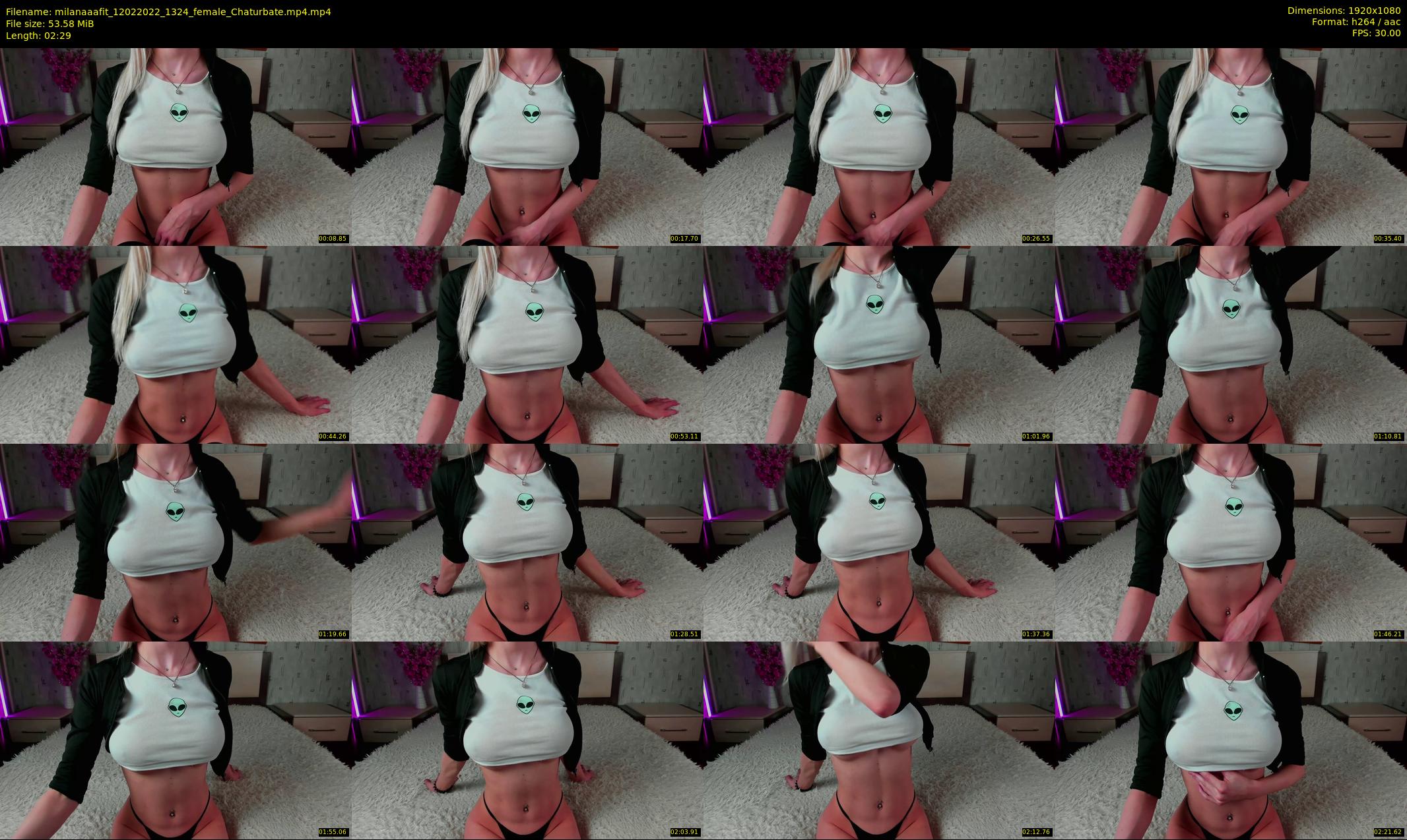 milanaaafit — 3 minute Chaturbate couple cam show recording, 1080p, Feb 12, 2022