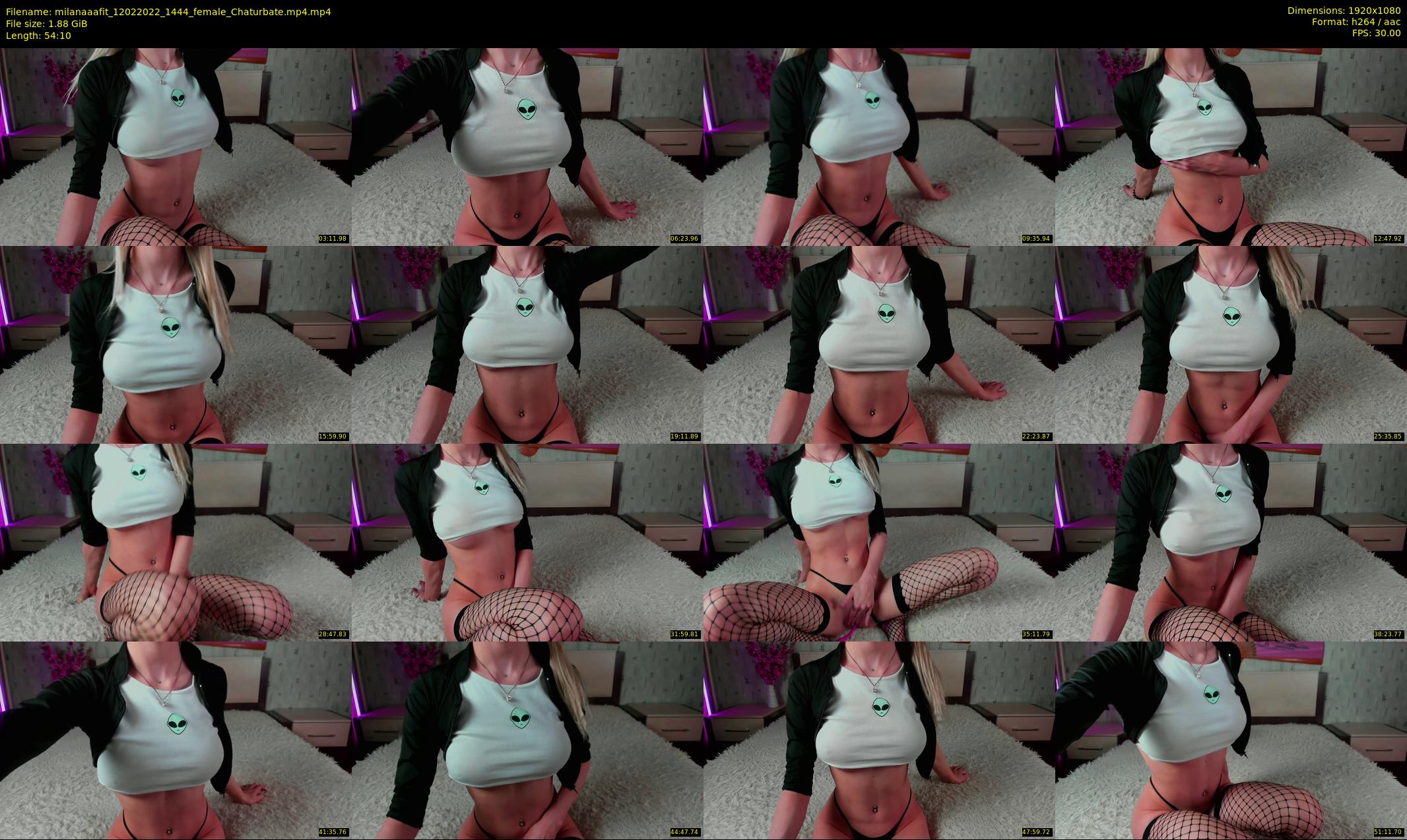 milanaaafit — 55 minute Chaturbate couple cam show recording, 1080p, Feb 12, 2022