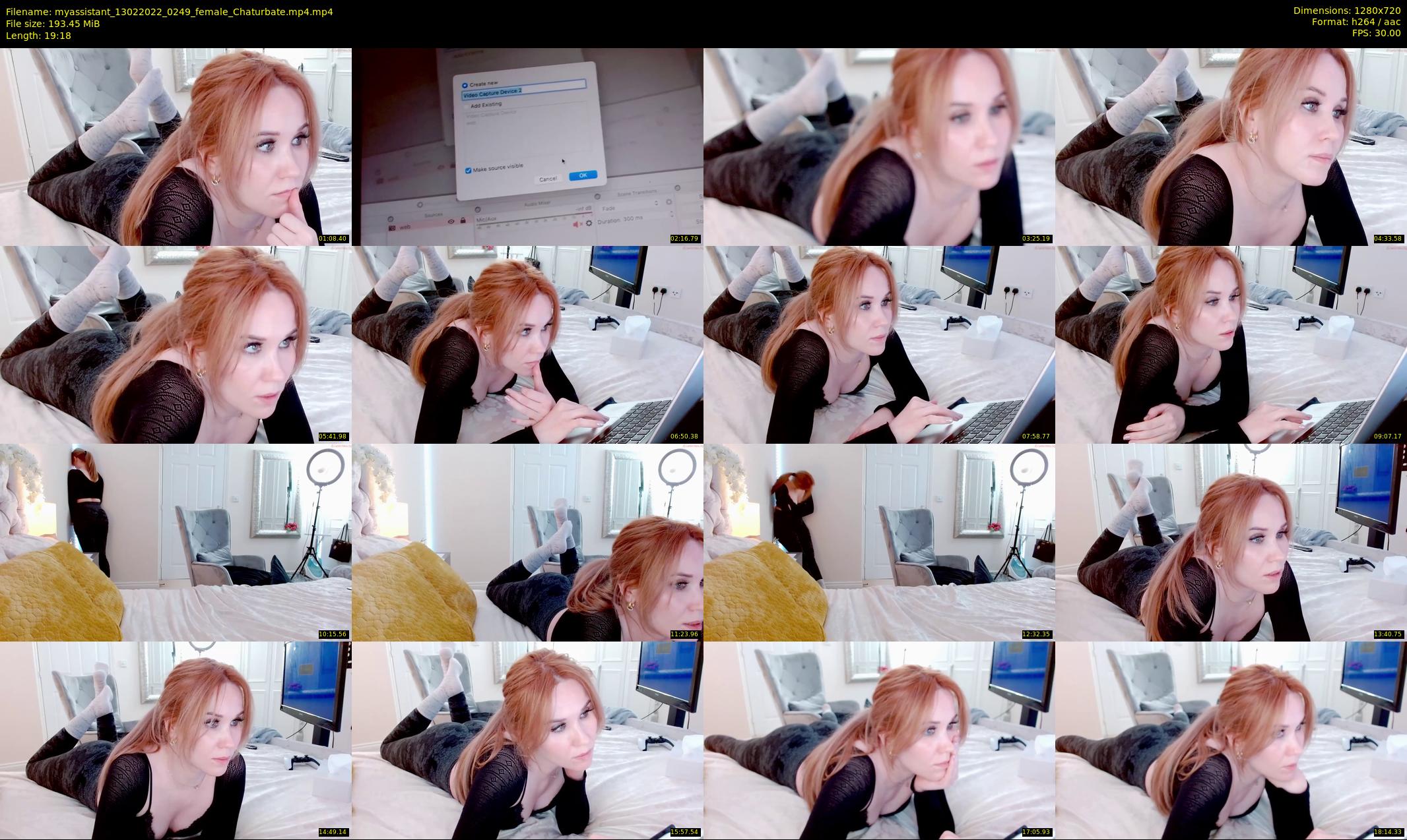 myassistant — 20 minute Chaturbate female cam show recording, 720p, Feb 13, 2022