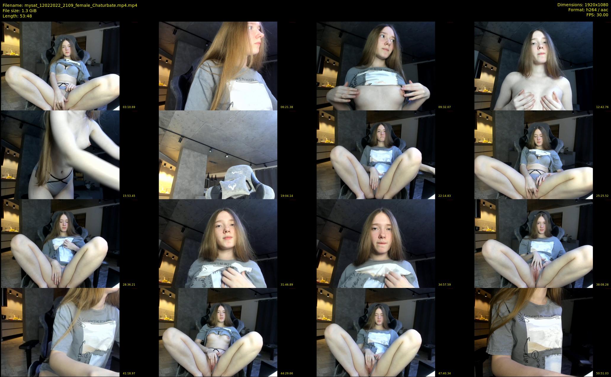 mysat — 54 minute Chaturbate female cam show recording, 1080p, Feb 12, 2022