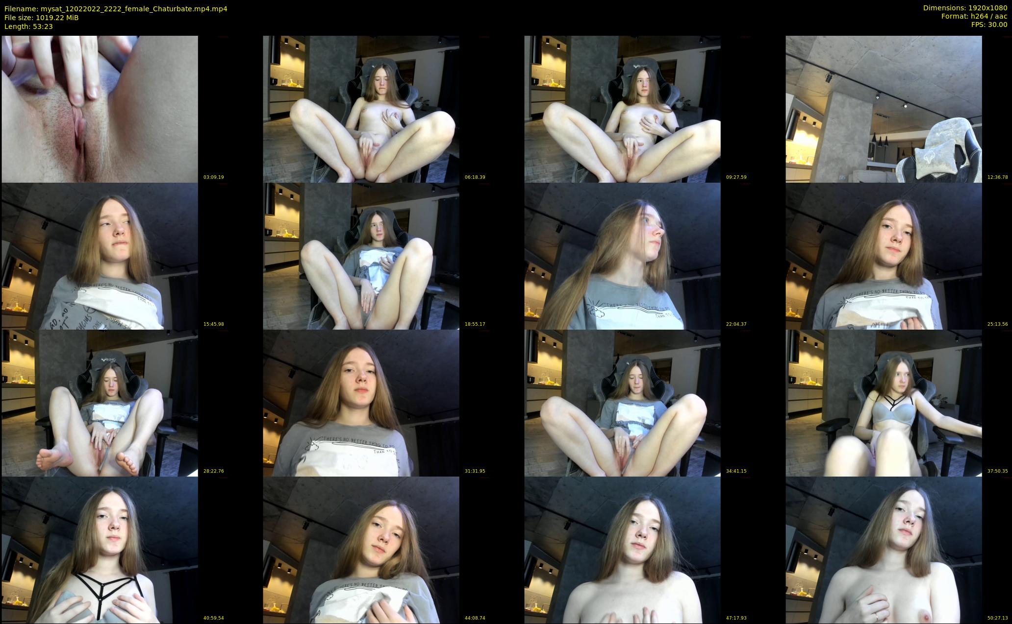 mysat — 54 minute Chaturbate female cam show recording, 1080p, Feb 12, 2022