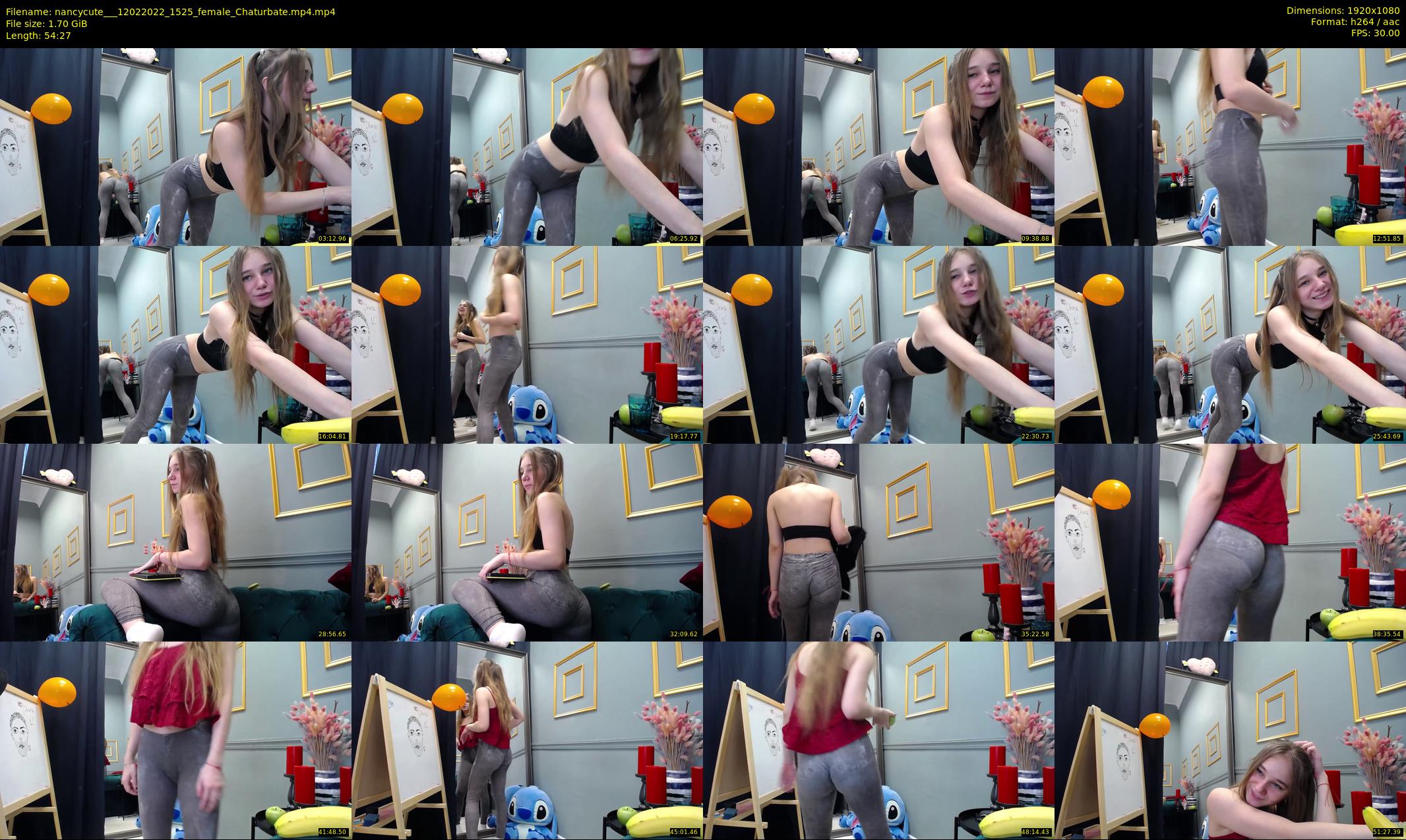 nancycute__ — 55 minute Chaturbate female cam show recording, 1080p, Feb 12, 2022