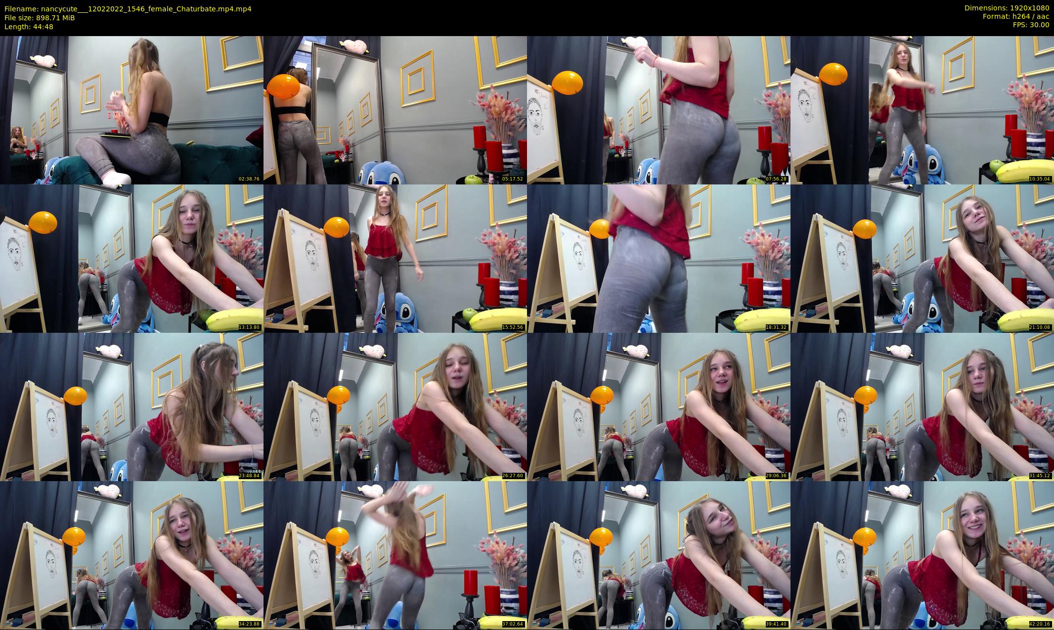 nancycute__ — 45 minute Chaturbate female cam show recording, 1080p, Feb 12, 2022