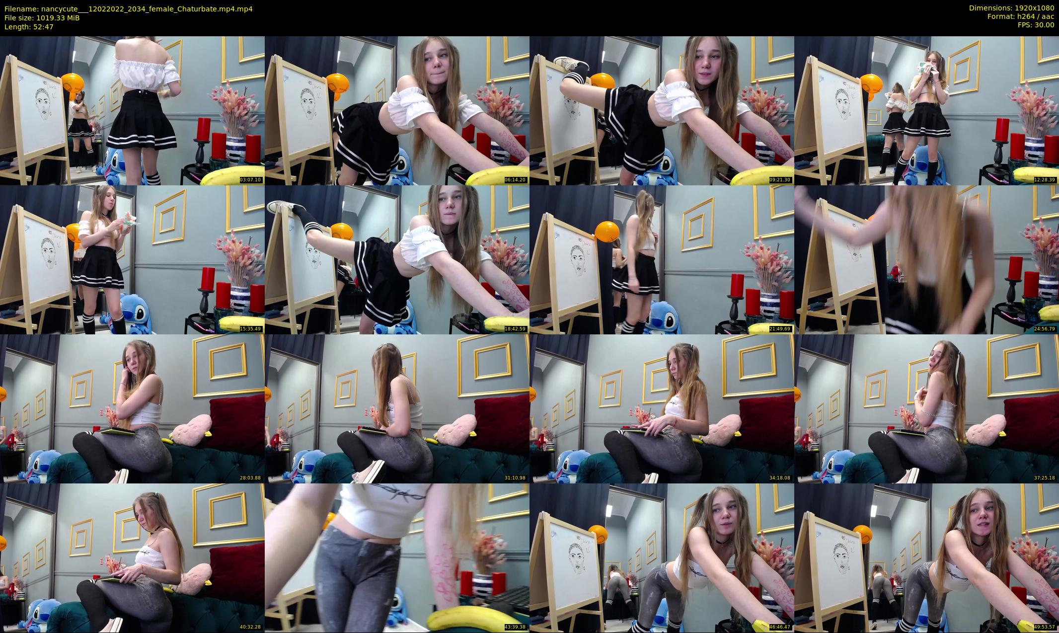 nancycute__ — 53 minute Chaturbate female cam show recording, 1080p, Feb 12, 2022